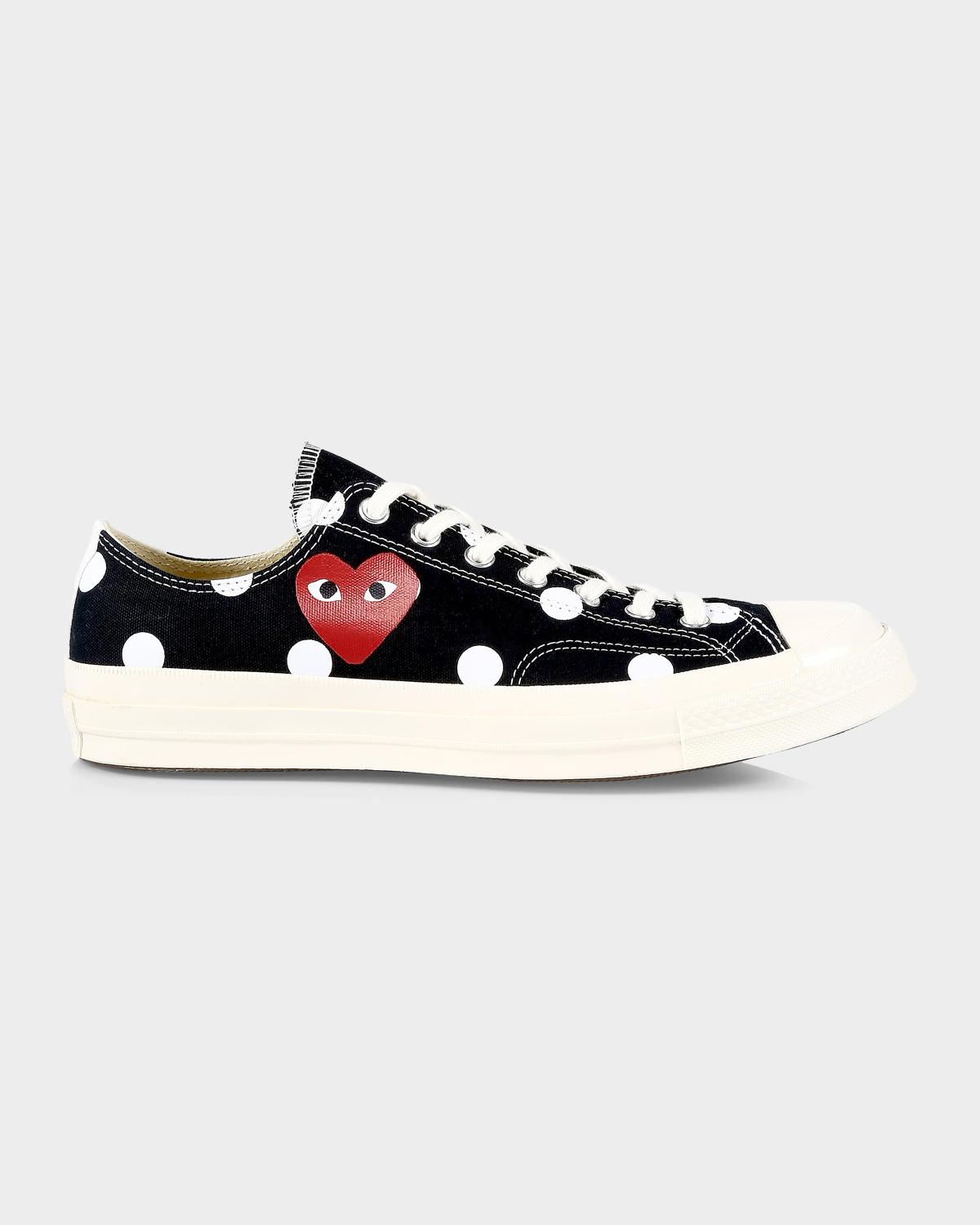 Comme des Garcons Comme des Garçons Play x Converse Polka Dot Low-Top Sneakers