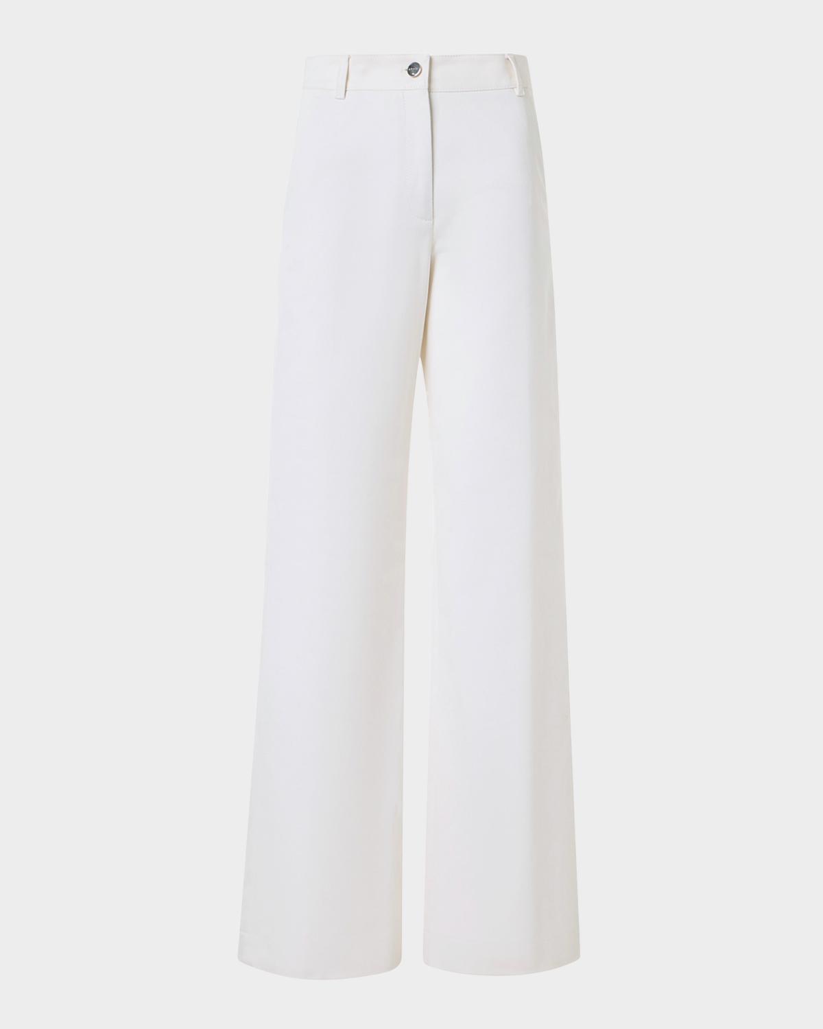 Akris Finnian Wide-Leg Denim Pants