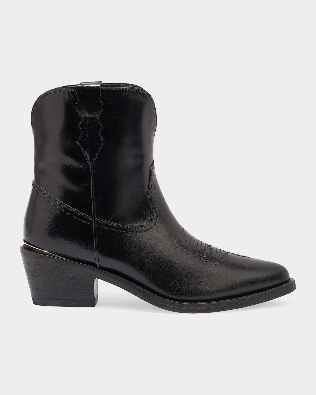 Partlow Julia 55MM Leather Ankle Boots
