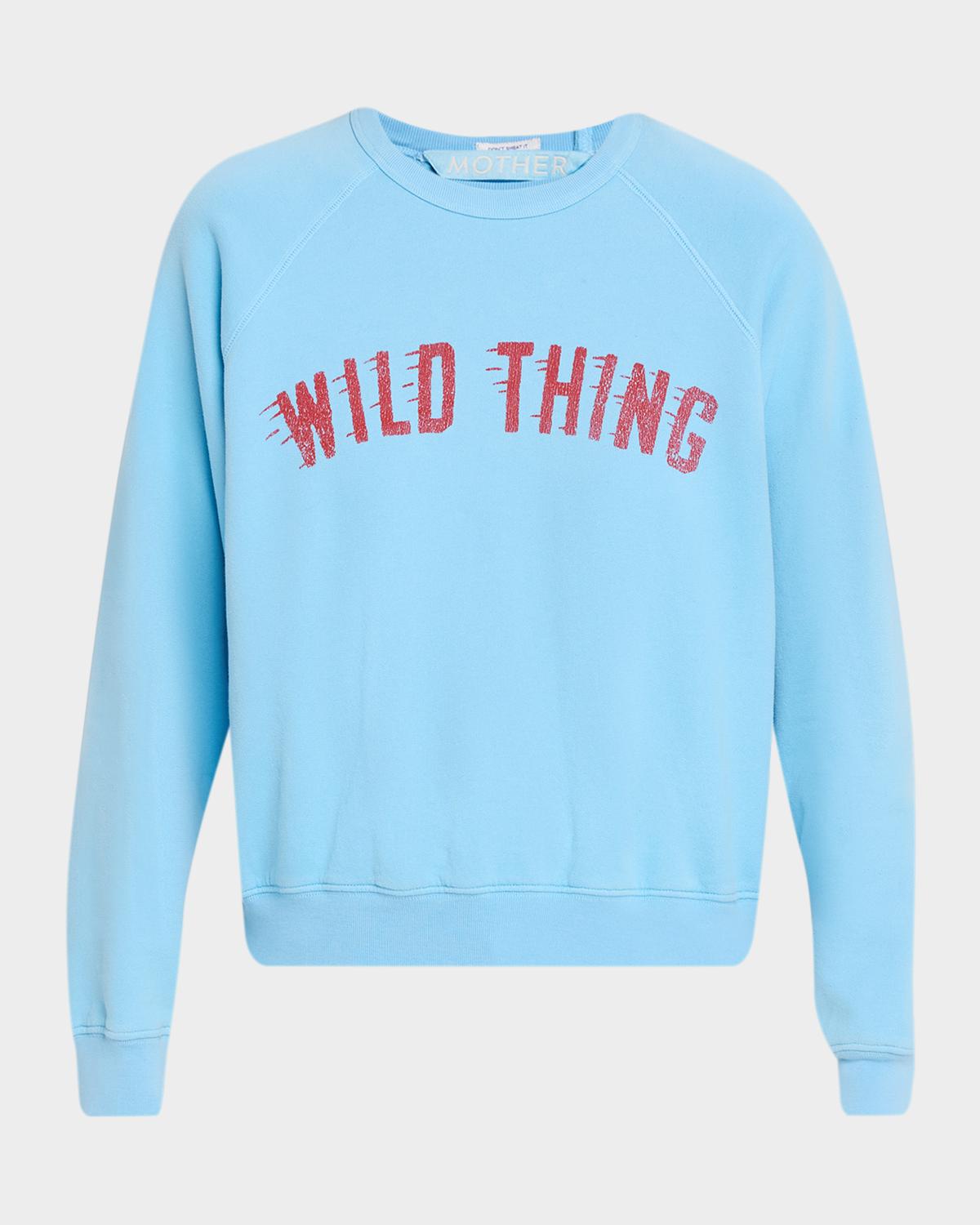 MOTHER The Concert Cotton Crewneck Sweatshirt