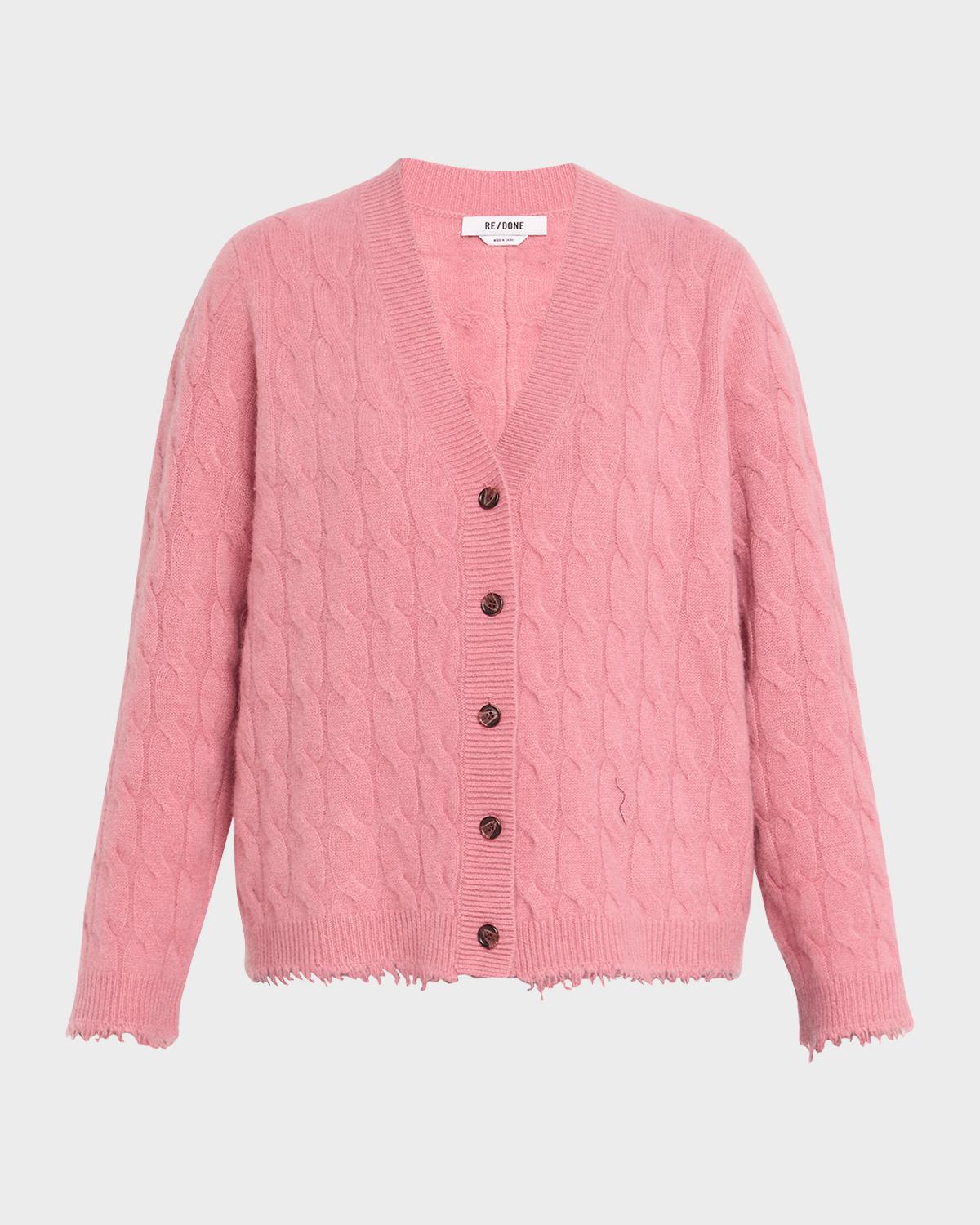 Cashmere Cable-Knit Cardigan
