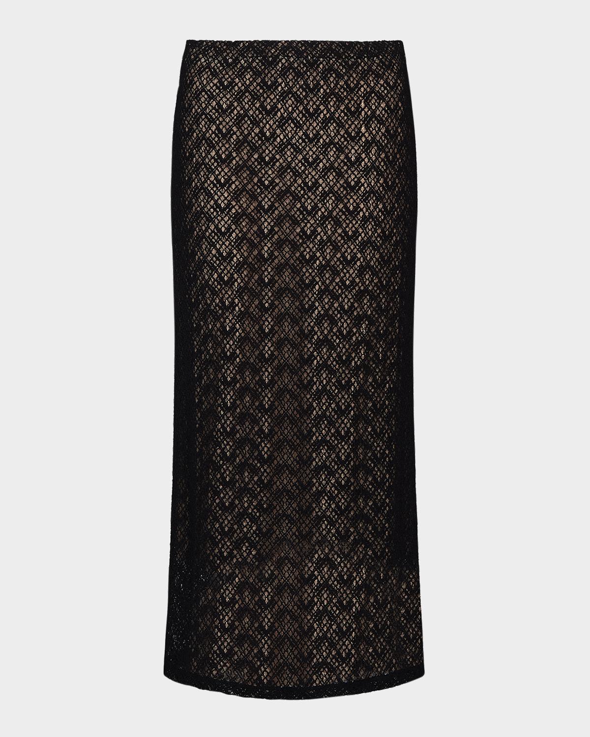 Lace Midi Skirt