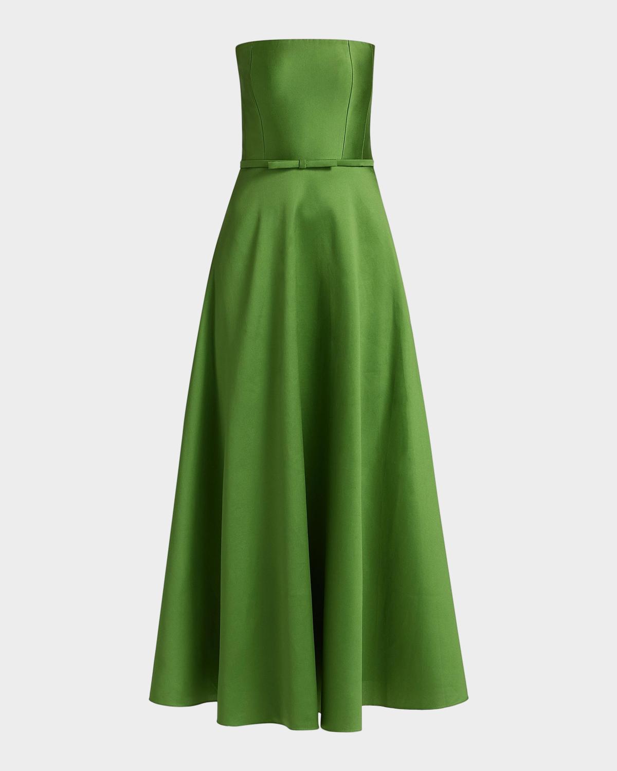 SACHIN BABI Darian Bow-Detailed Strapless Cocktail Maxi Dress