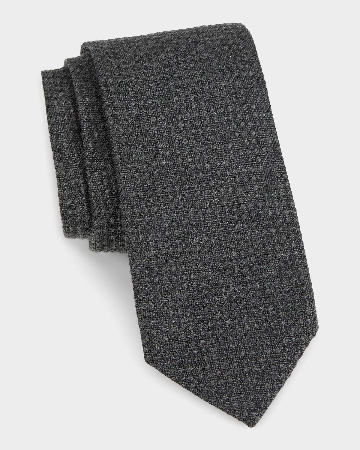Canali Men's Textured Silk-Cashmere Tie