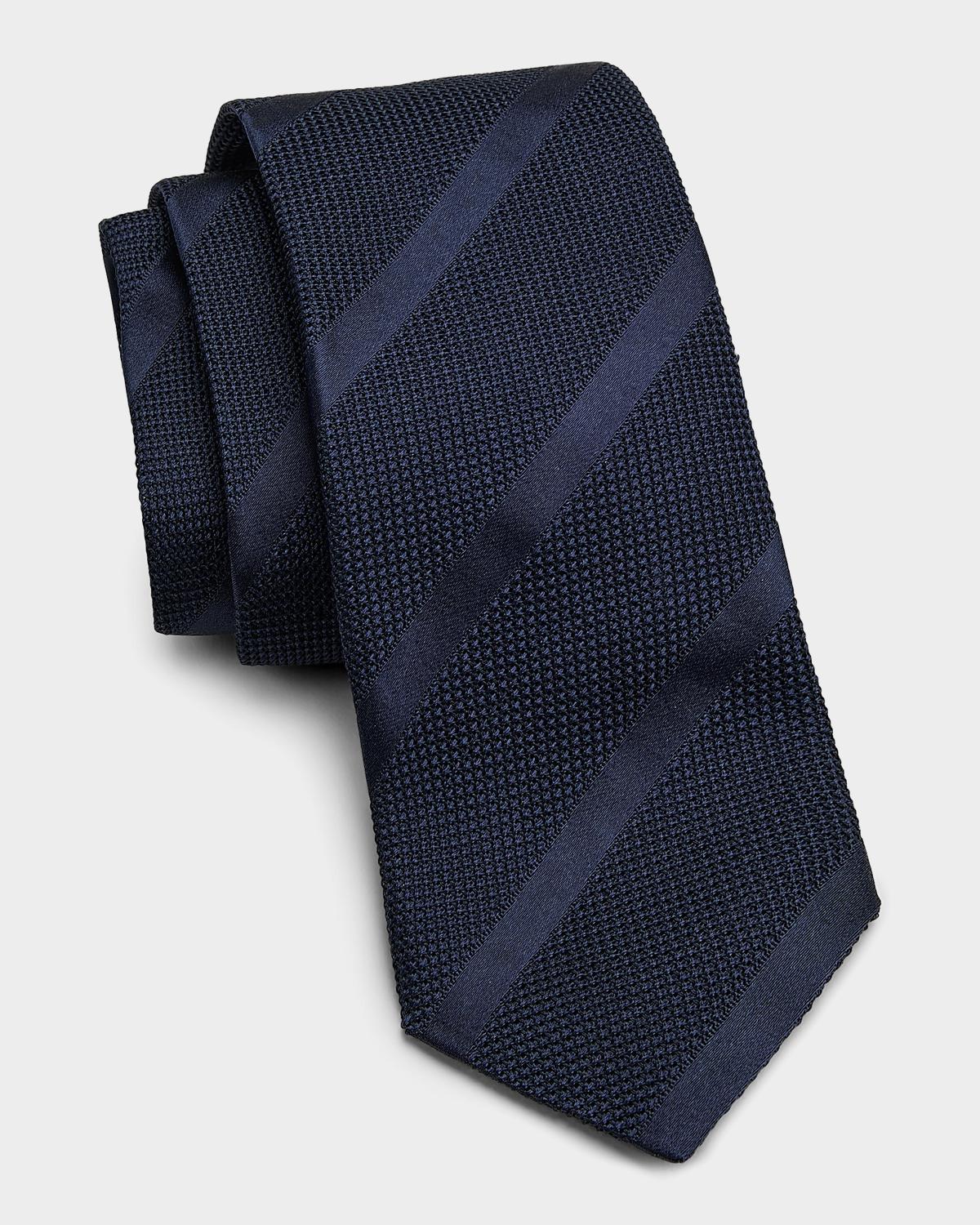 Canali Men's Striped Silk Tie