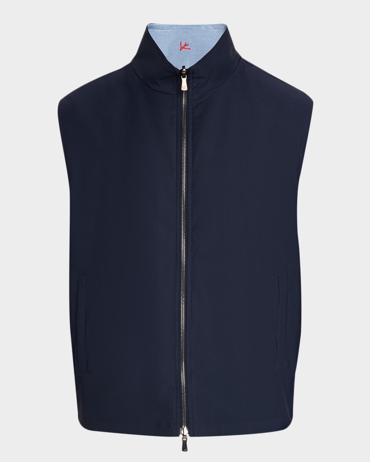 Isaia Men's Zipped Reversible Vest