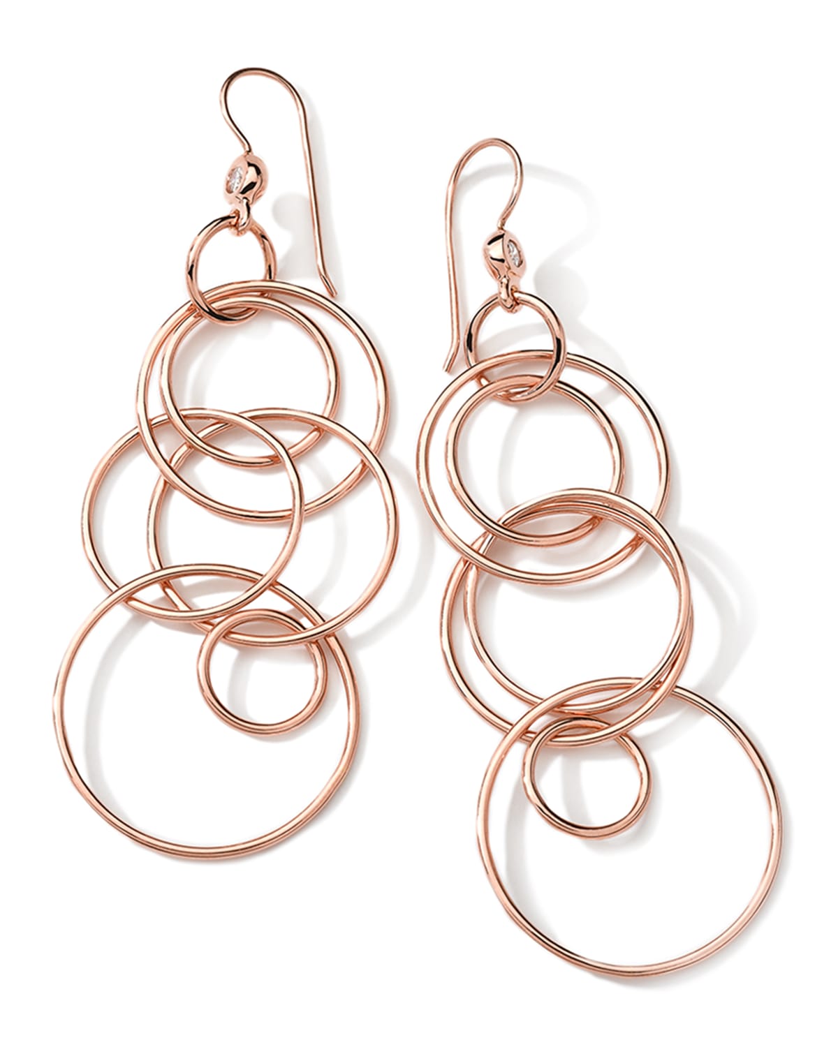 Ippolita Jet Set 18k Rose Gold Earrings