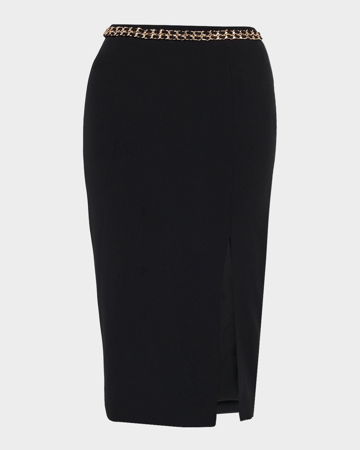 Generation Love Margery Chain Crepe Midi Skirt
