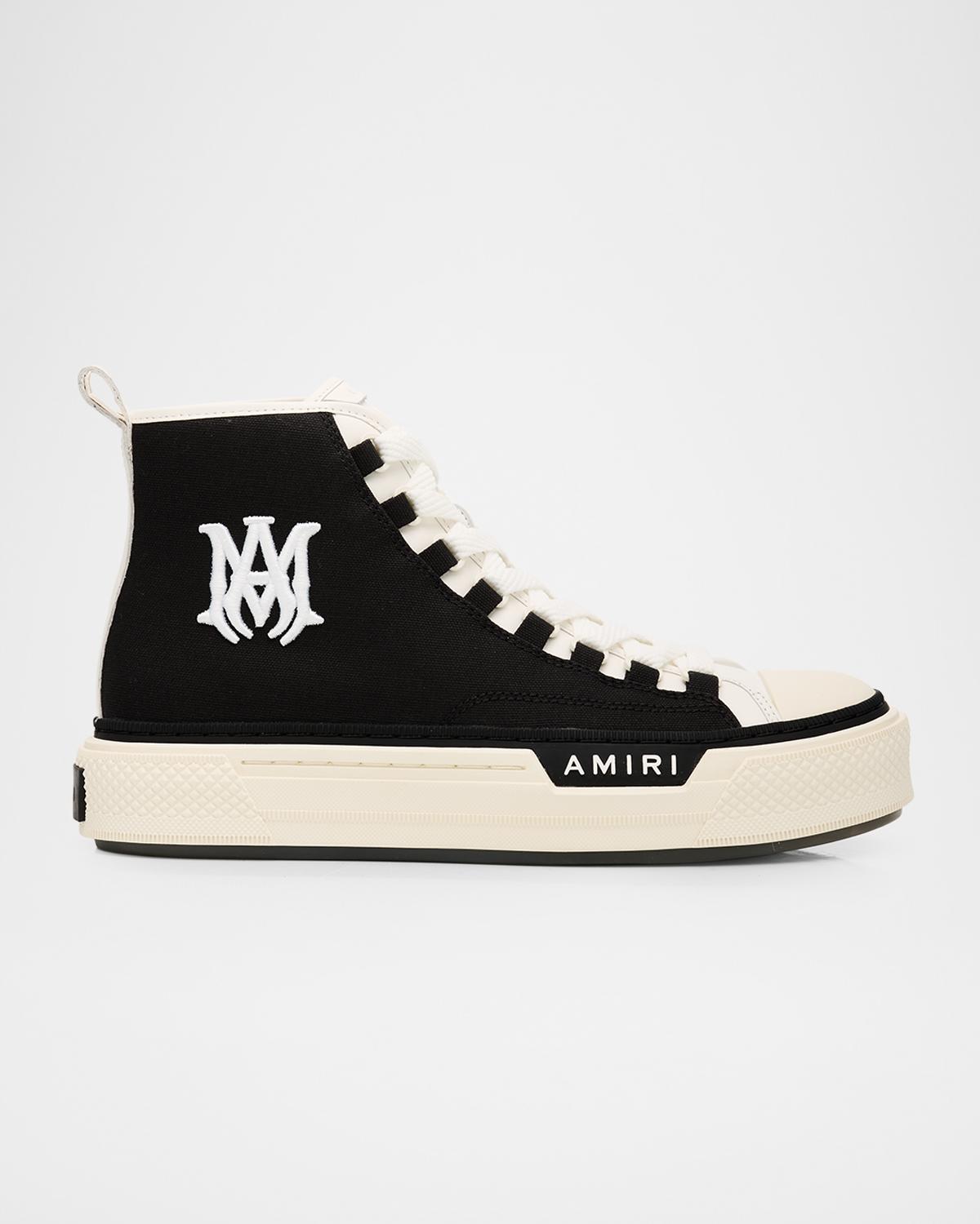Amiri Men's MA Court Canvas High-Top Sneakers