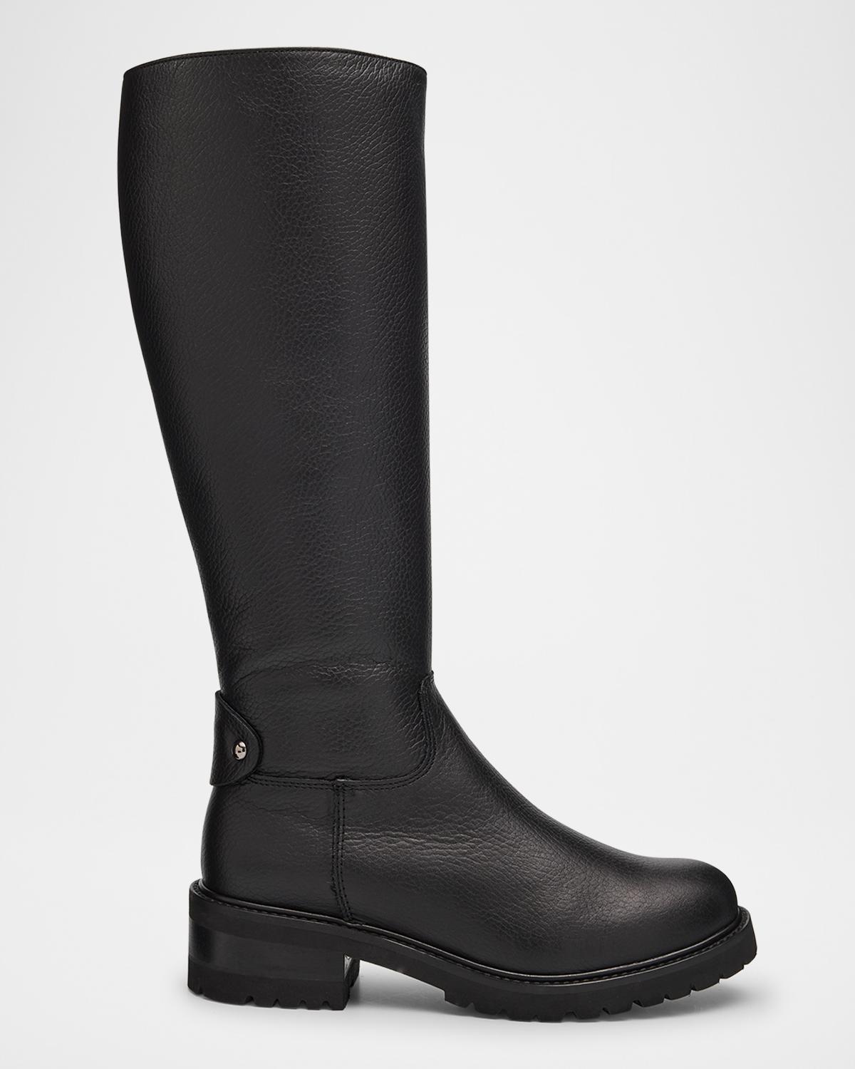 La Canadienne Cate Waterproof Pebble Leather Knee-High Boots