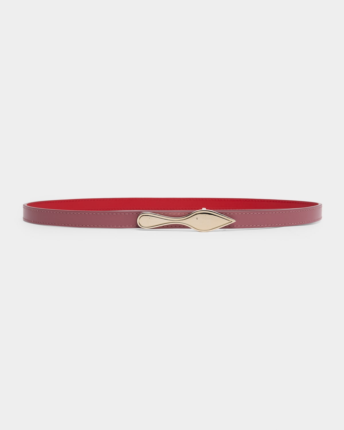 Christian Louboutin Bettina Reversible Leather Belt