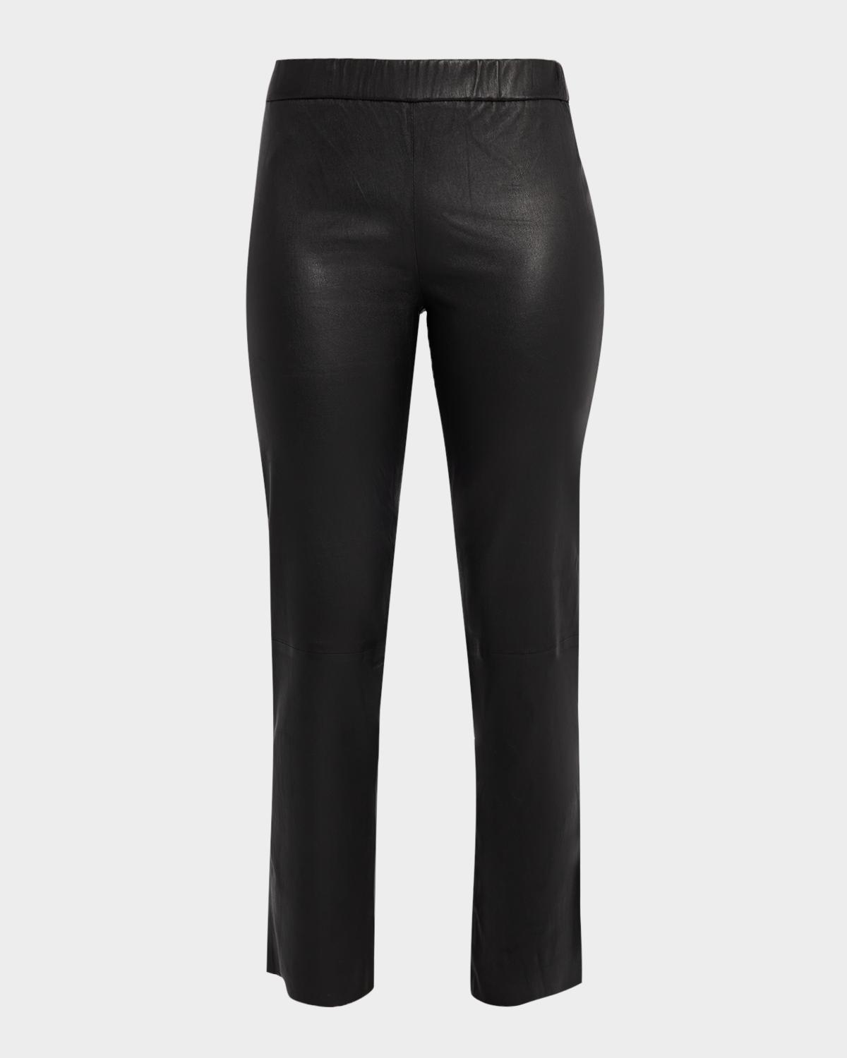 SPRWMN Sophia Leather Cigarette Pants