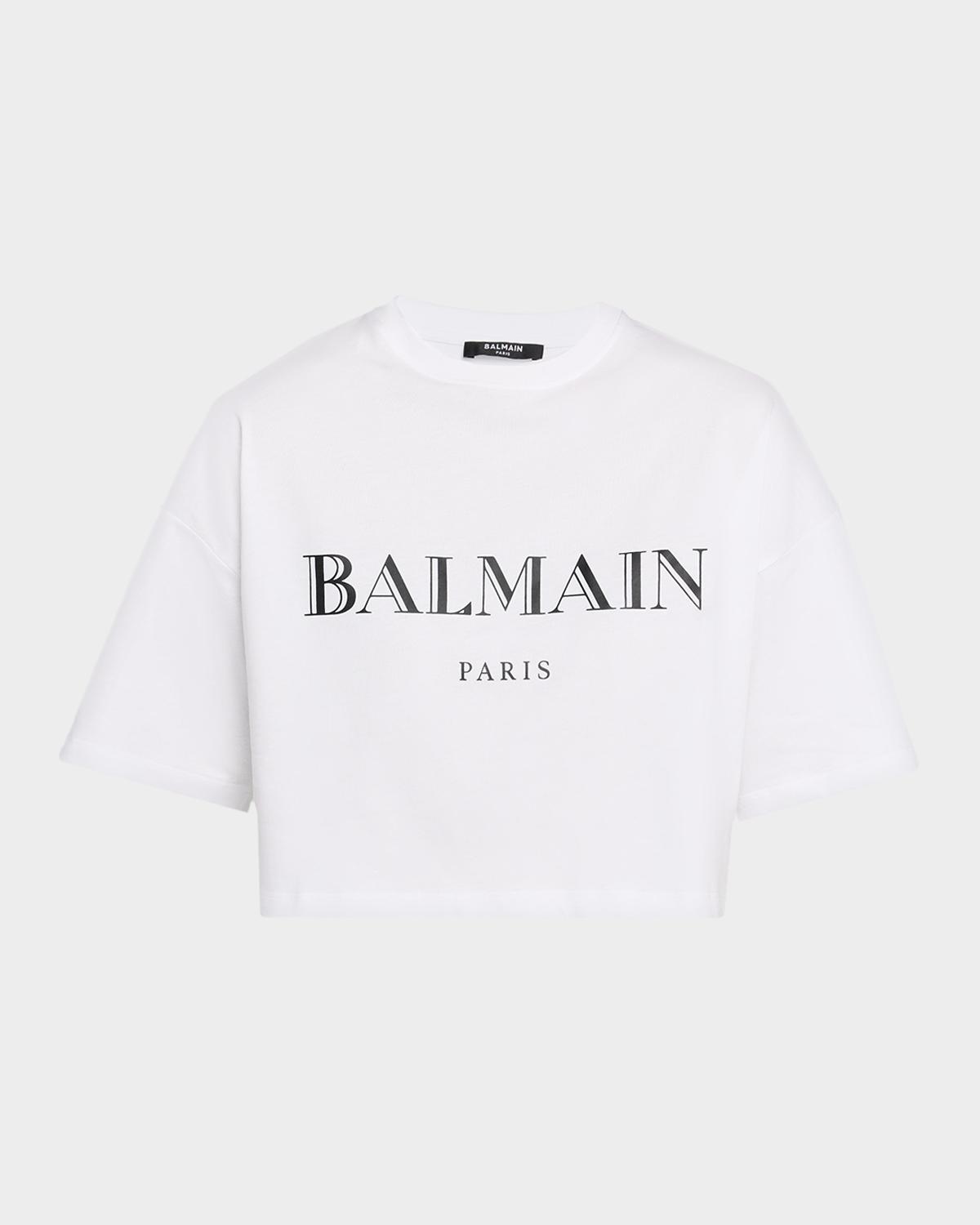 Logo Short-Sleeve Bulky Crop T-Shirt