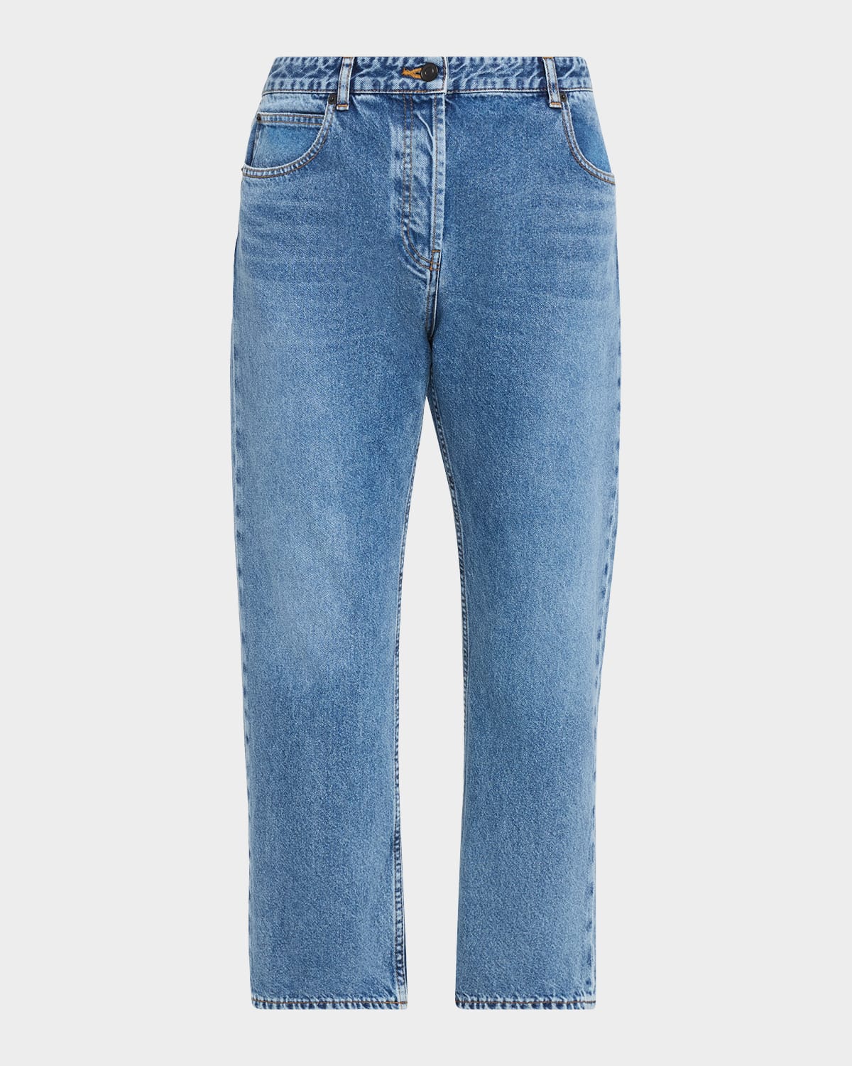 The Row Riaco Slim-leg Ankle Jeans In Blue