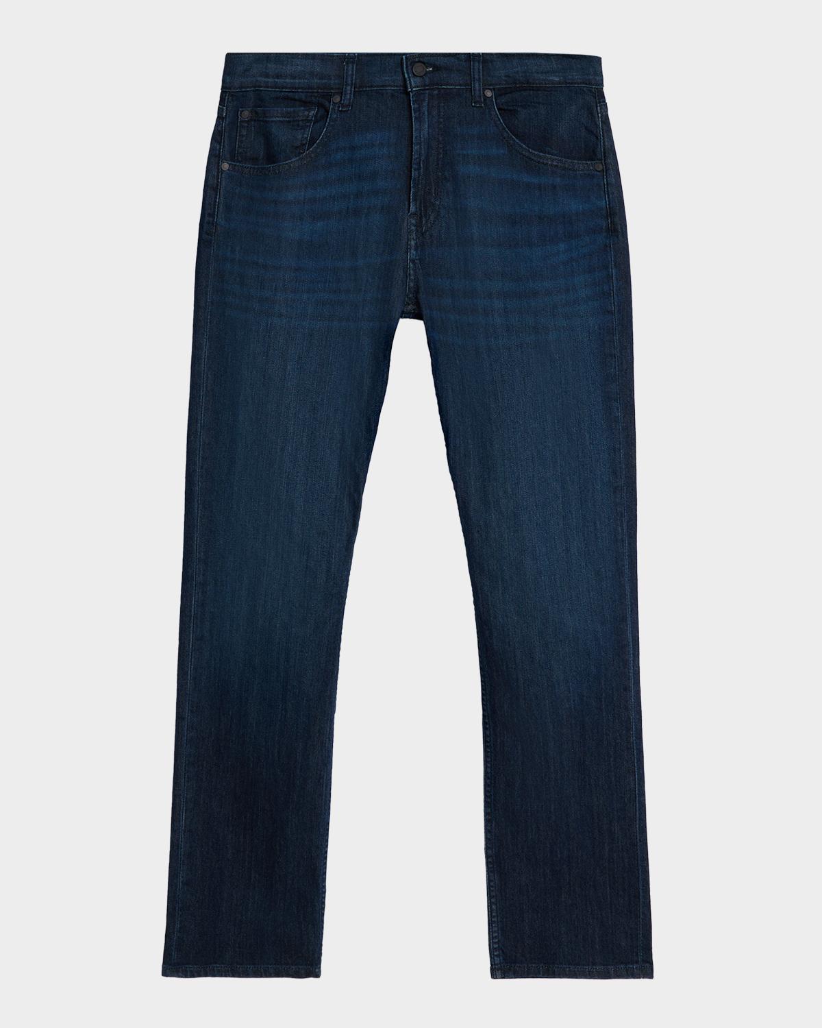 7 For All Mankind Men's The Straight Faded Denim Jeans