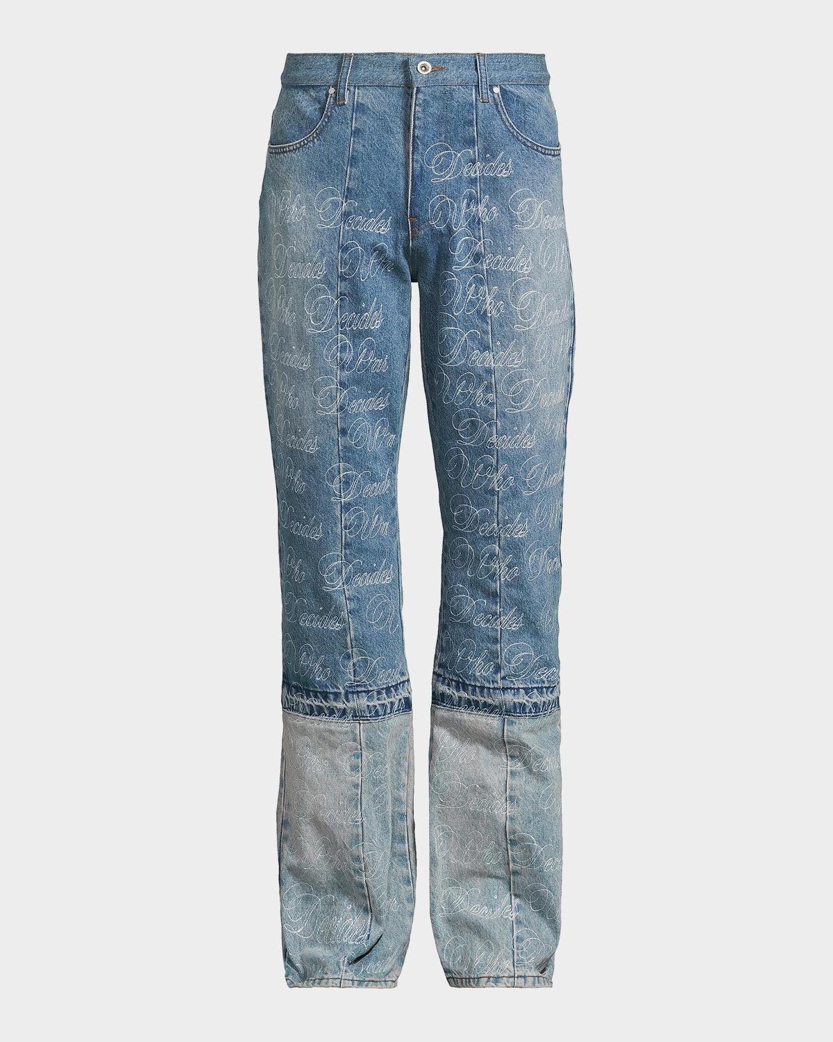 WHO DECIDES WAR Maratre Tapered Jeans