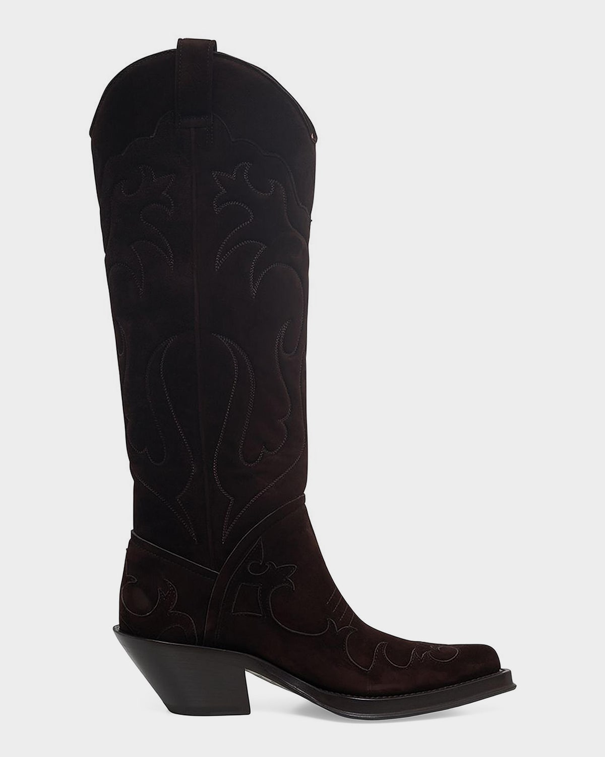 Gabriela Hearst Capitana Suede Cowboy Boots