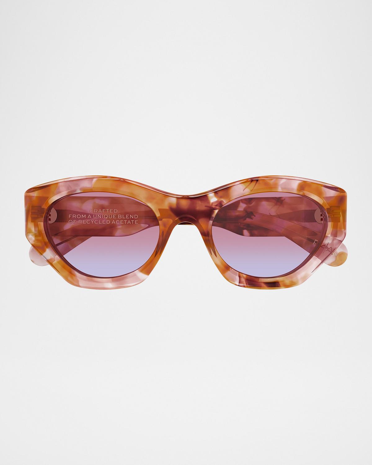 Chloe Havana 67mm Cat-Eye Sunglasses