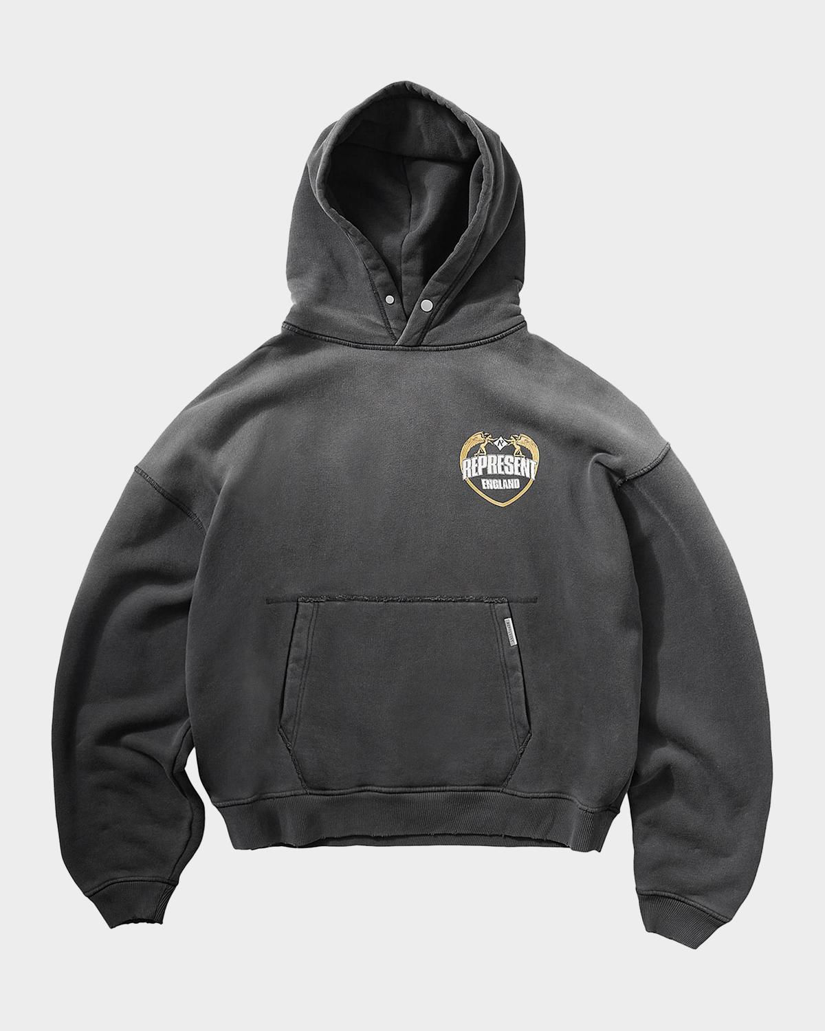 REPRESENT Men's Legacy Represent Angel Border Logo Cotton Hoodie