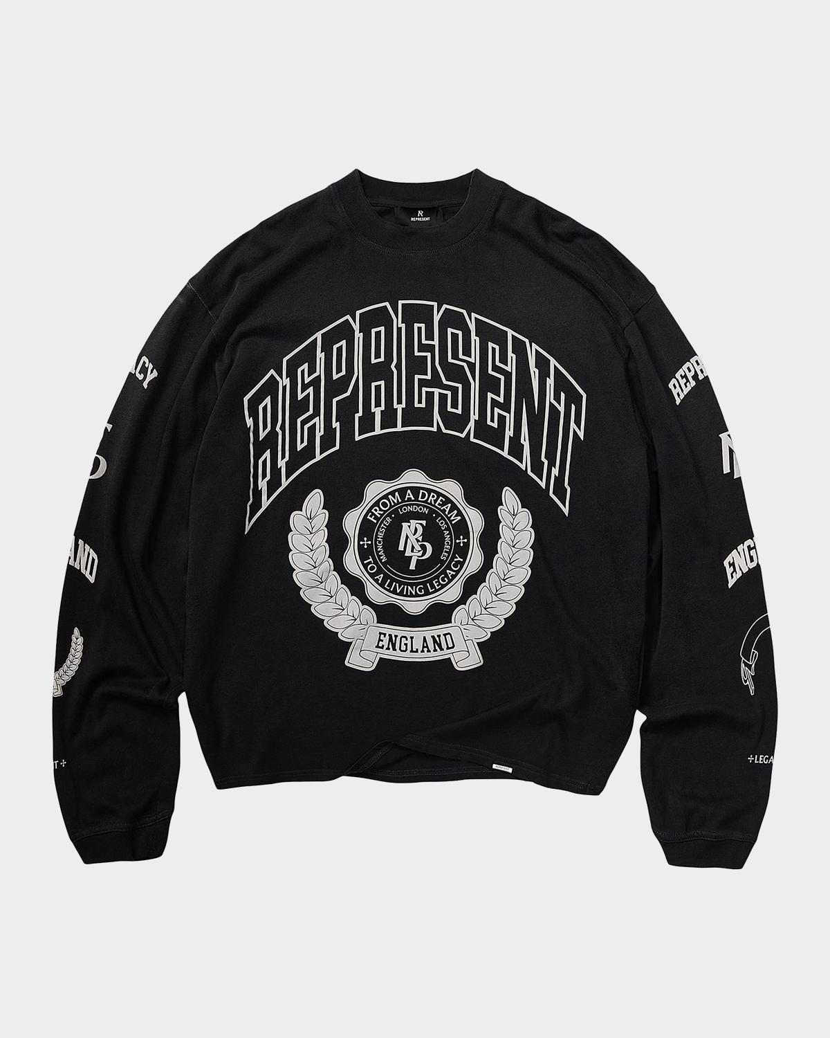 REPRESENT Men's Represent Legacy Crest Long-Sleeve T-Shirt