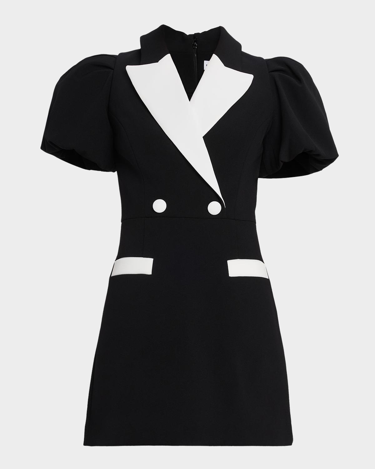 Rebecca Vallance Emma Puff-Sleeve Blazer Mini Dress