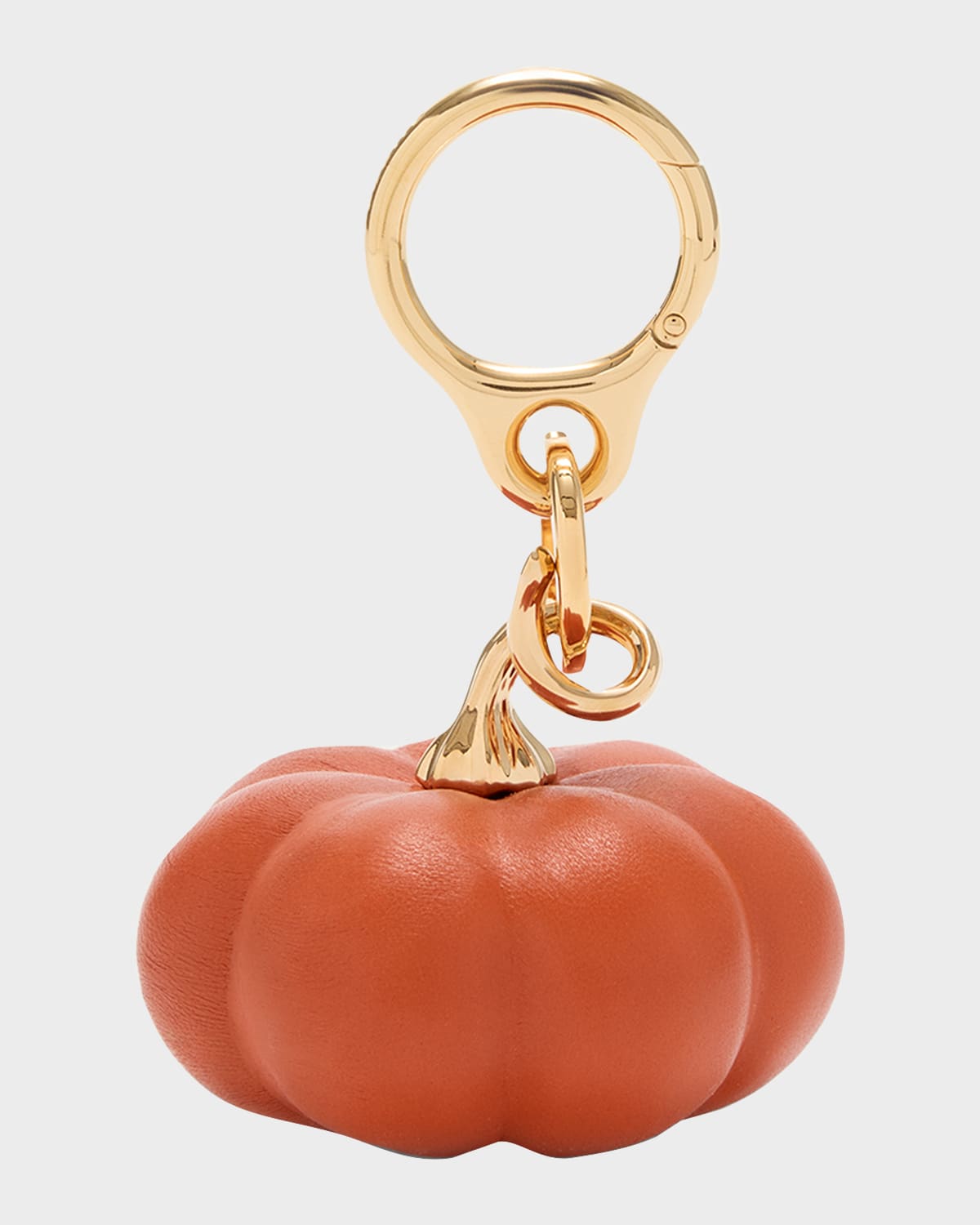 Loewe Short Pumpkin Bag Charm In Gold