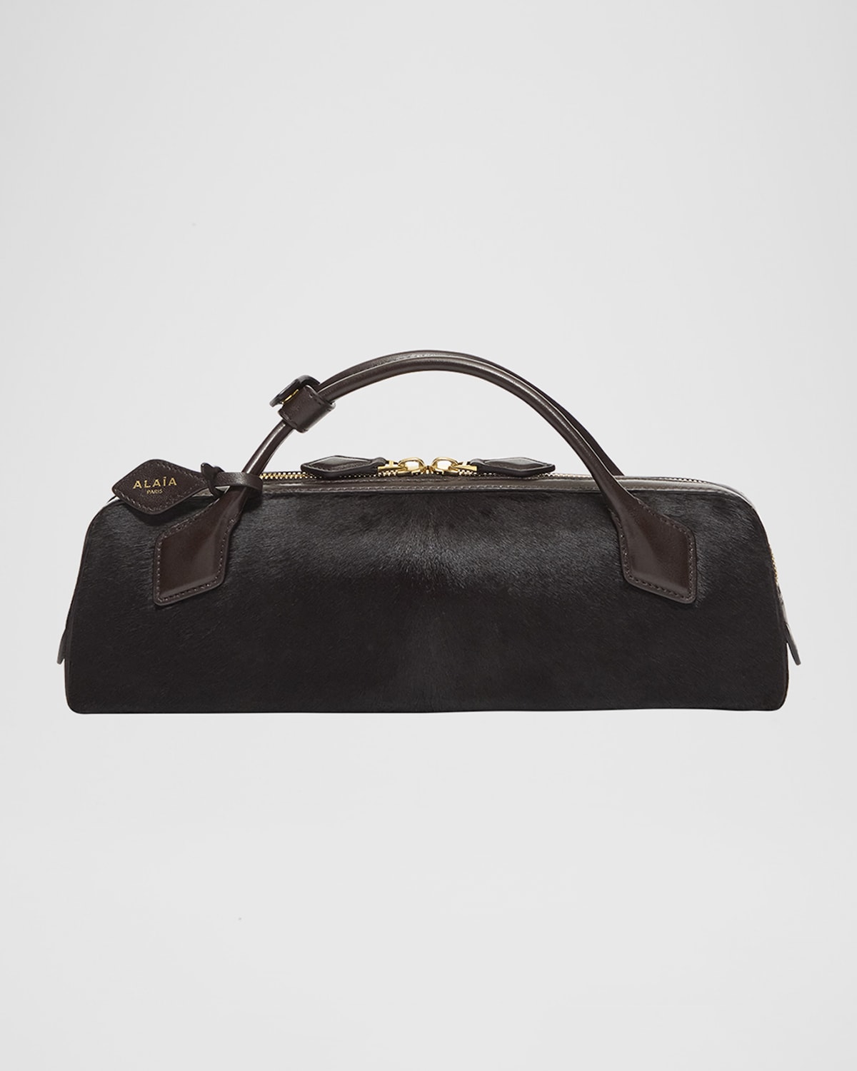 ALAIA Elongated Calf Hair Clutch Bag | Thumbnail 4 ALAIA Elongated Calf Hair Clutch Bag | Thumbnail 4