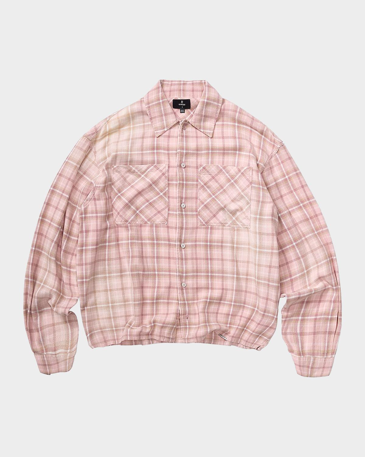 REPRESENT Men's Legacy Check Cotton Shirt