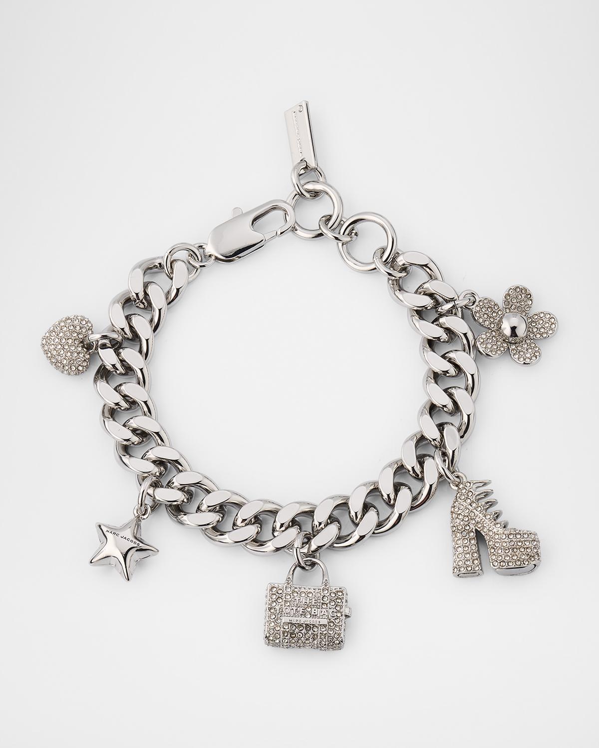 The Pave Mini Icon Charm Bracelet