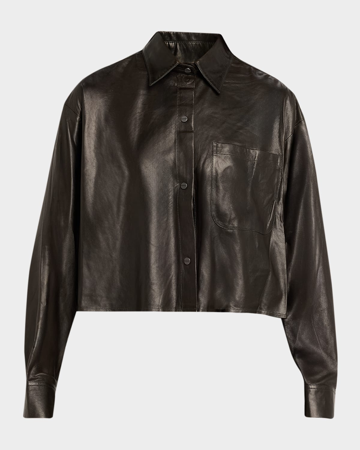 TWP Little Big Joe Shirt in Leather