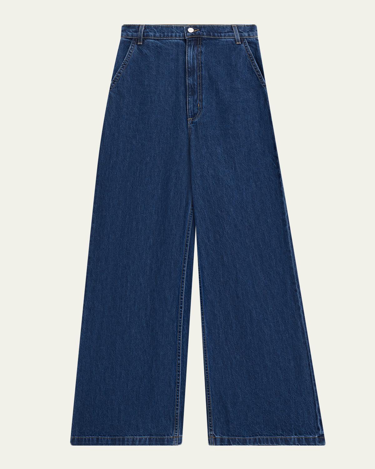 TWP McDougal St Wide-Leg Denim Pants