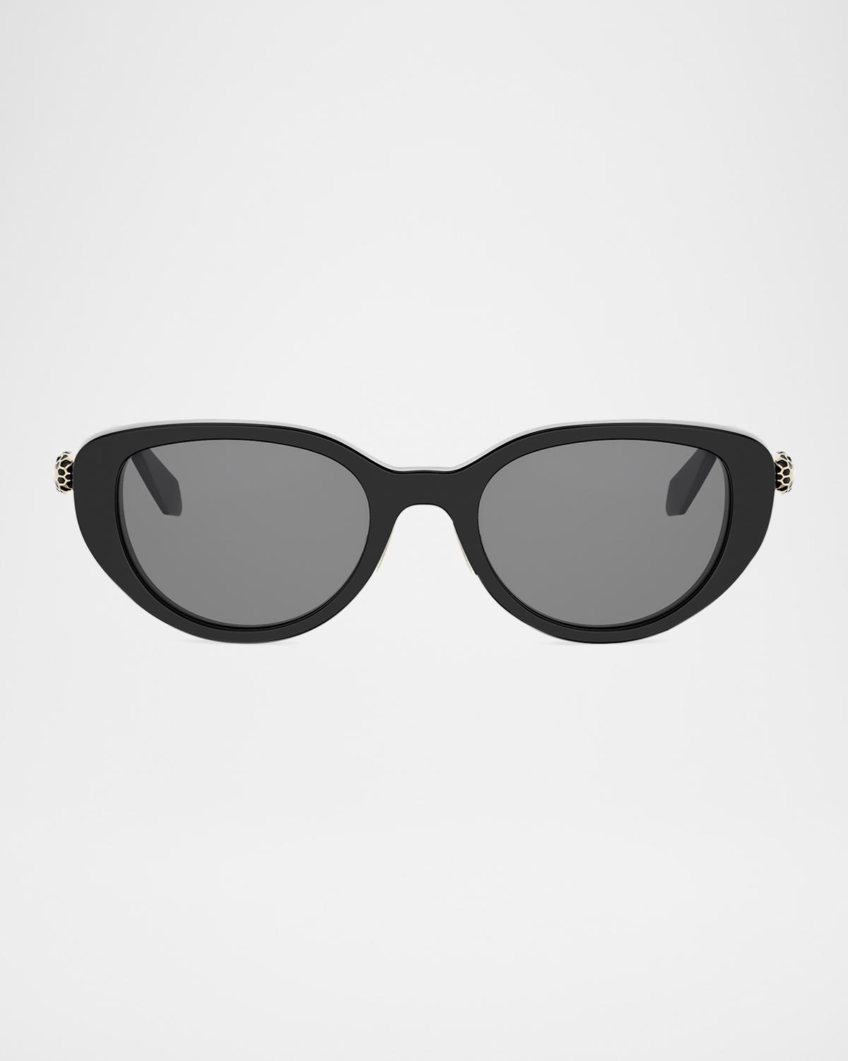 BVLGARI Serpenti Forever 52mm Oval Sunglasses