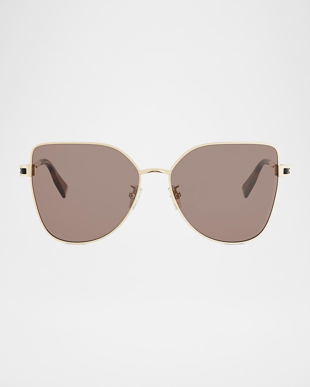 BVLGARI B. zero1 57mm Square Sunglasses