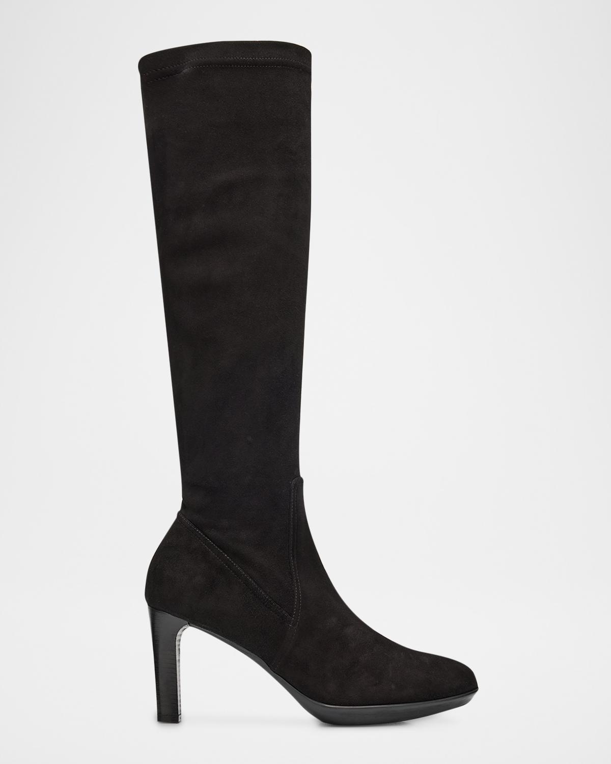Aquatalia 90mm Rhumba Suede Knee-High Boots