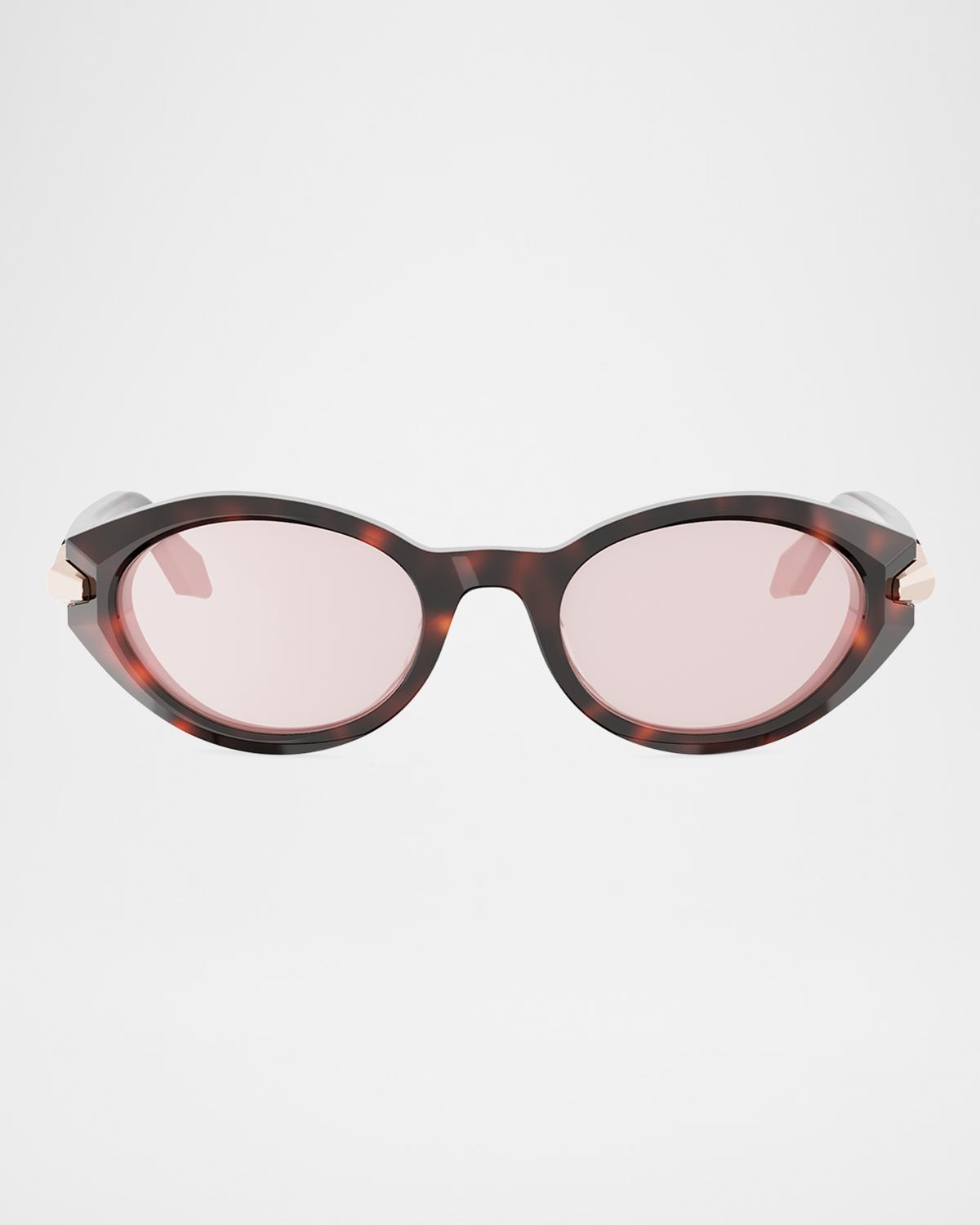 BVLGARI Serpenti Viper Acetate Oval Sunglasses