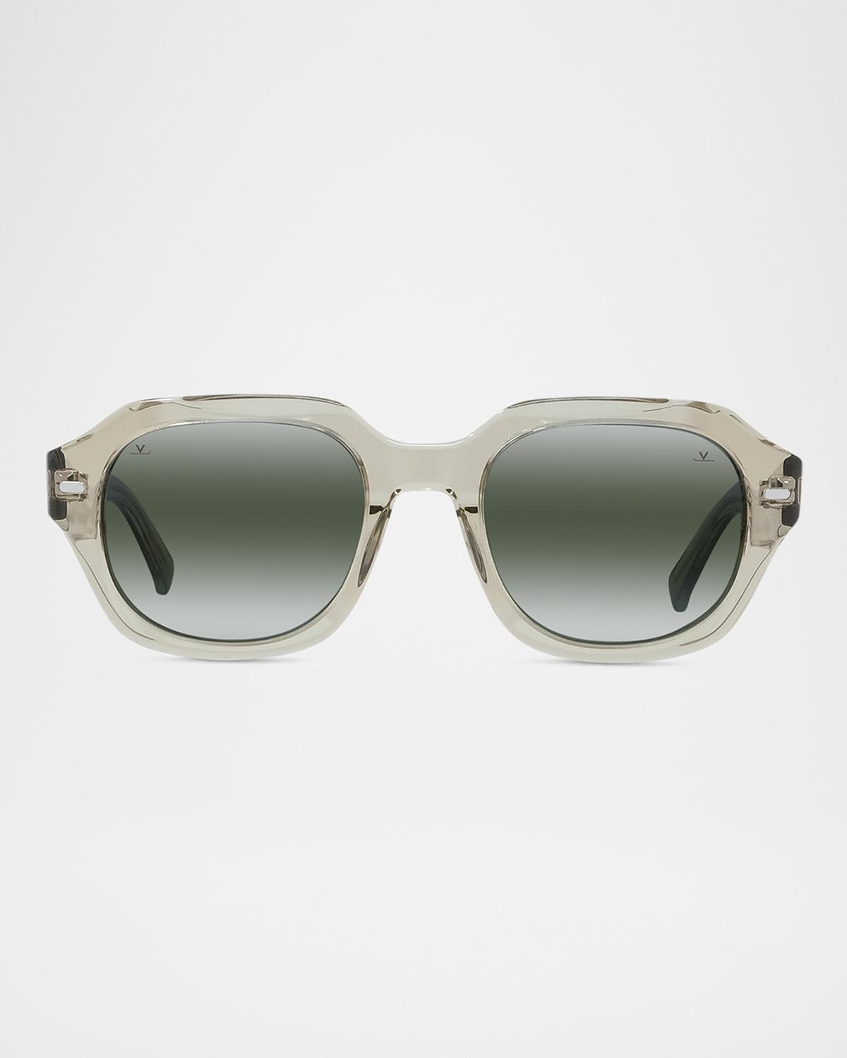 Vuarnet Men's BELVEDERE 11 Acetate Rectangle Sunglasses