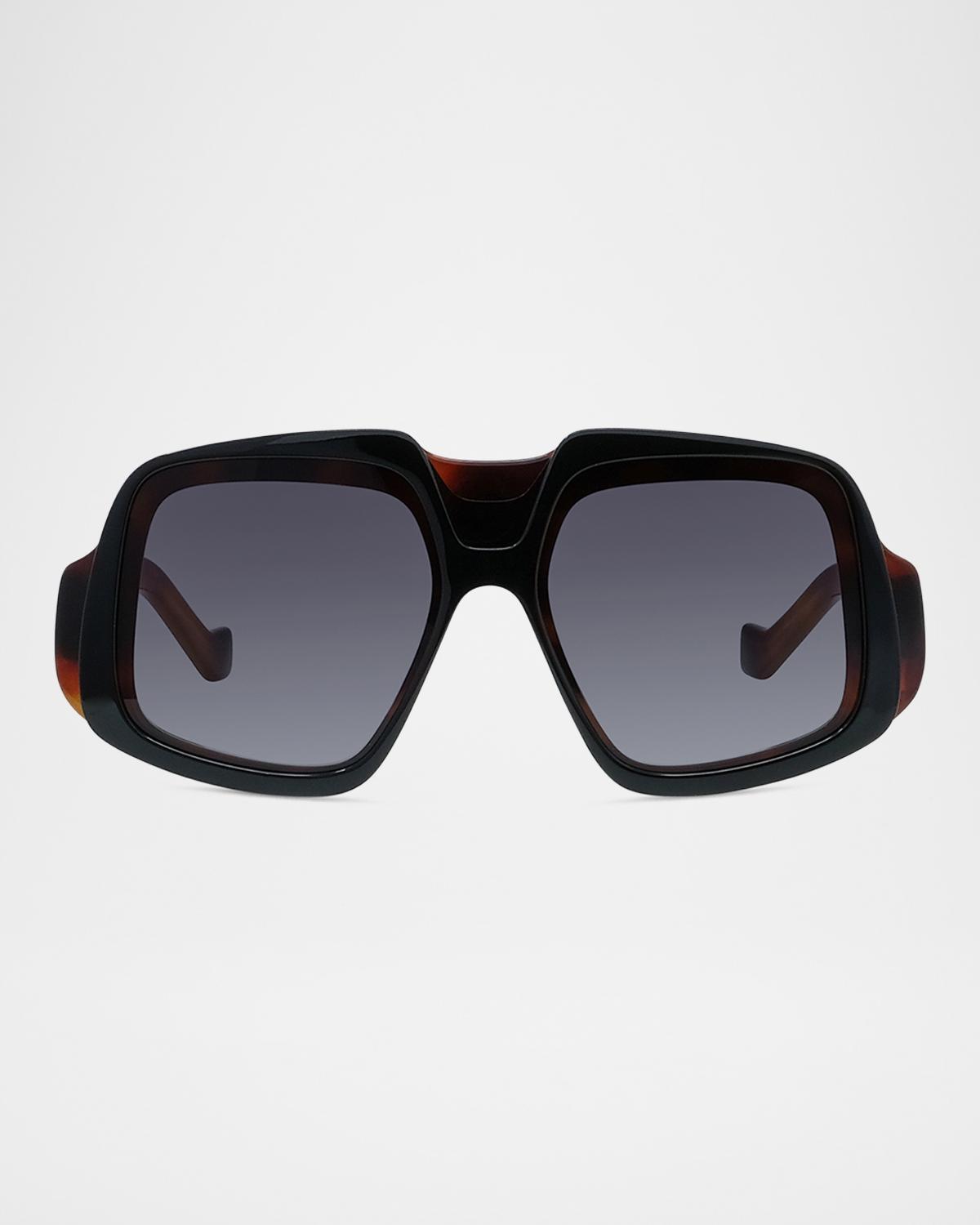 LOEWE Anagram Acetate Shield Sunglasses