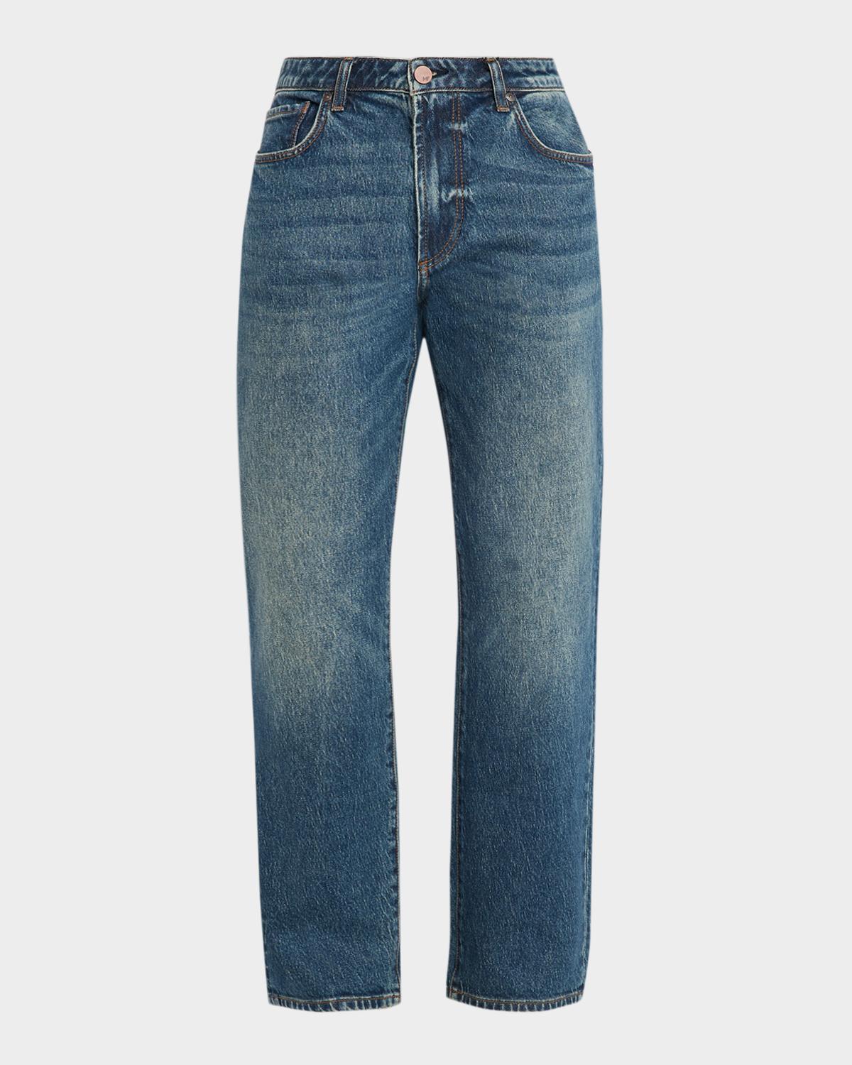 MONFRÈRE Men's Caine Clichy Straight-Leg Jeans