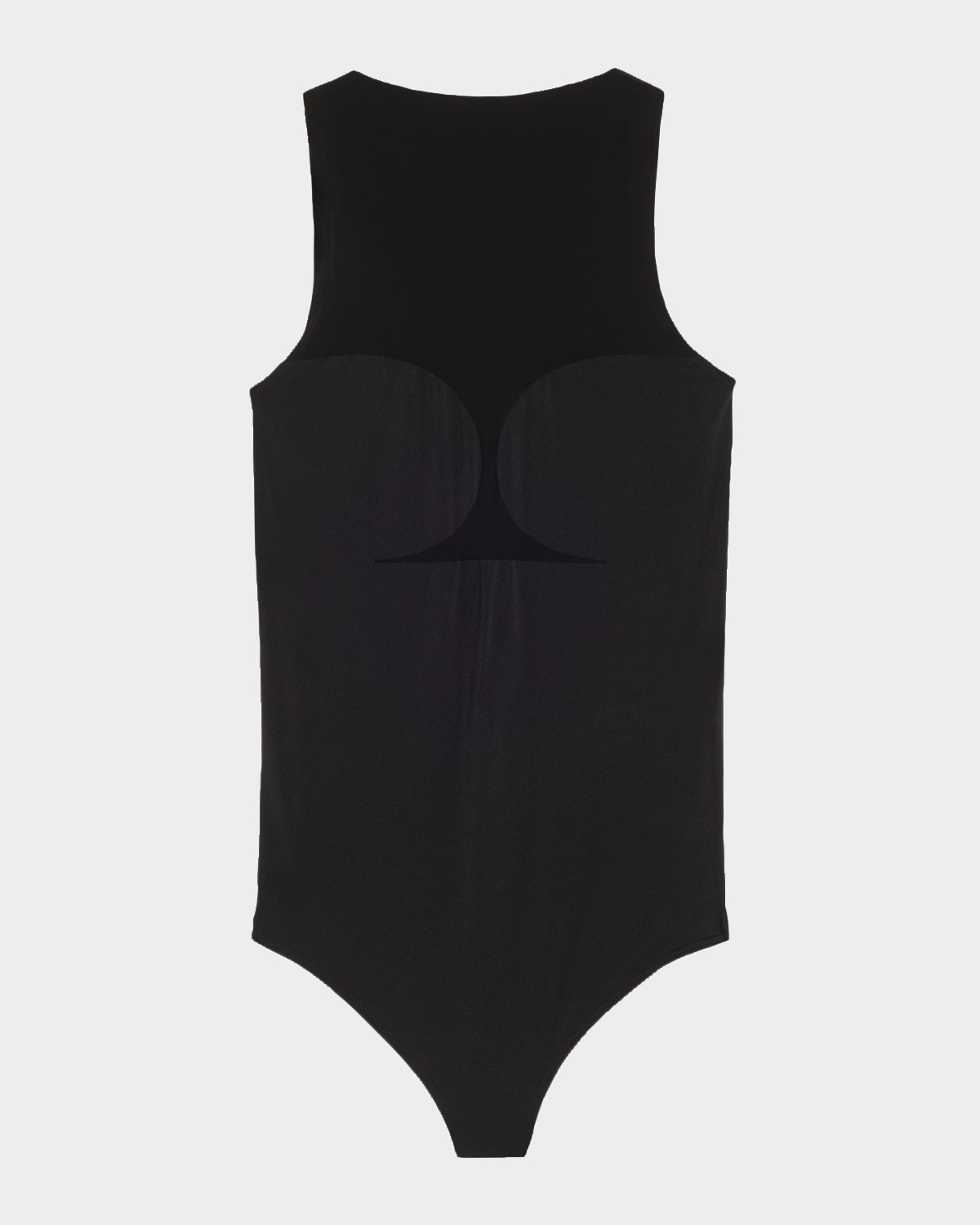 Wolford Corset-Effect Sleeveless Bodysuit with Sheer Panels
