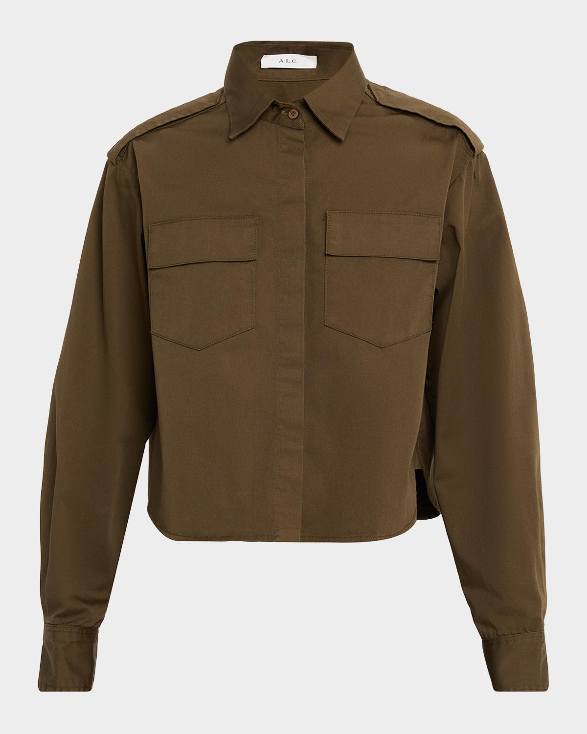 A.L.C. Nico Button-Front Shirt