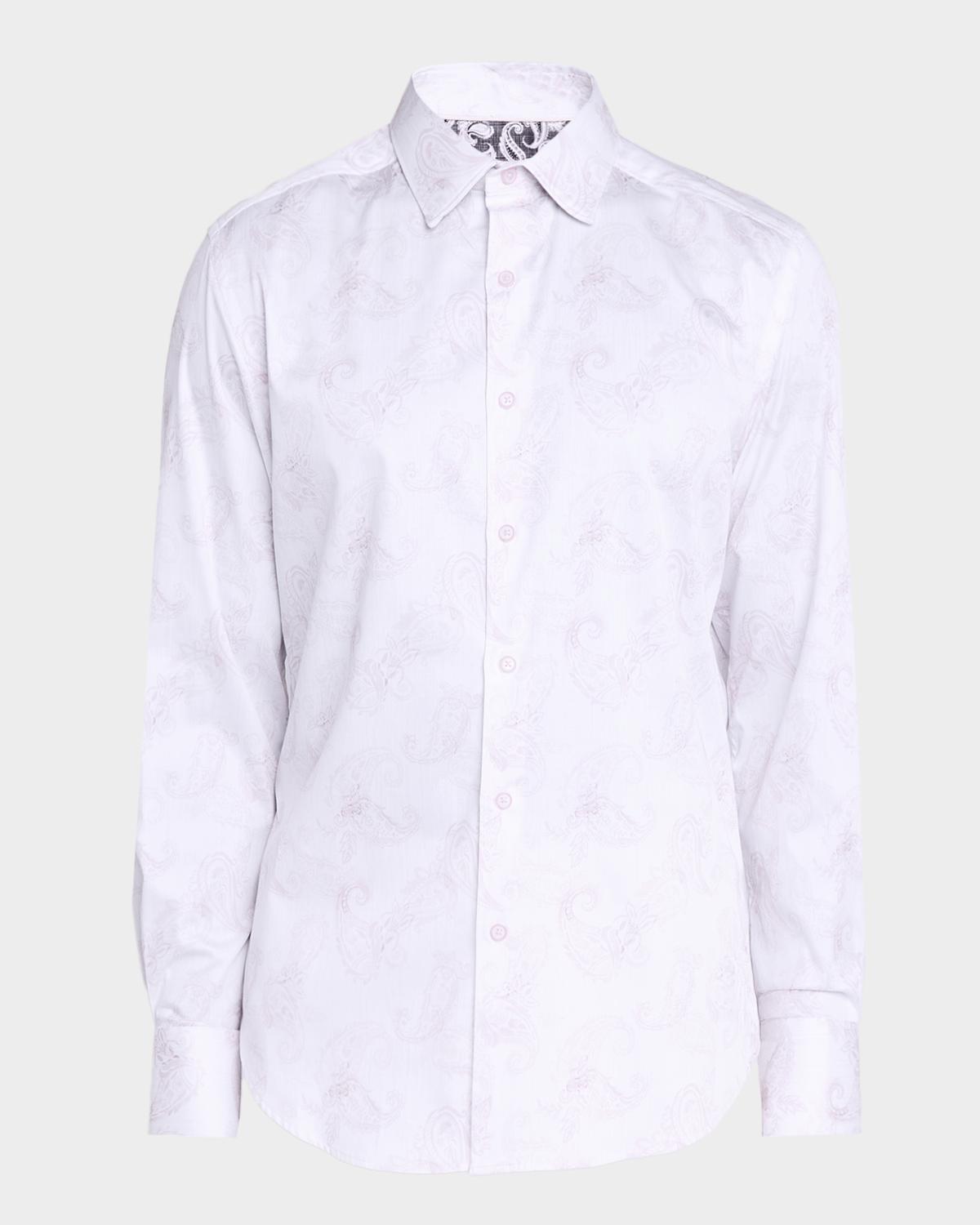 Robert Graham Men's Werrington Paisley Stretch Sport Shirt
