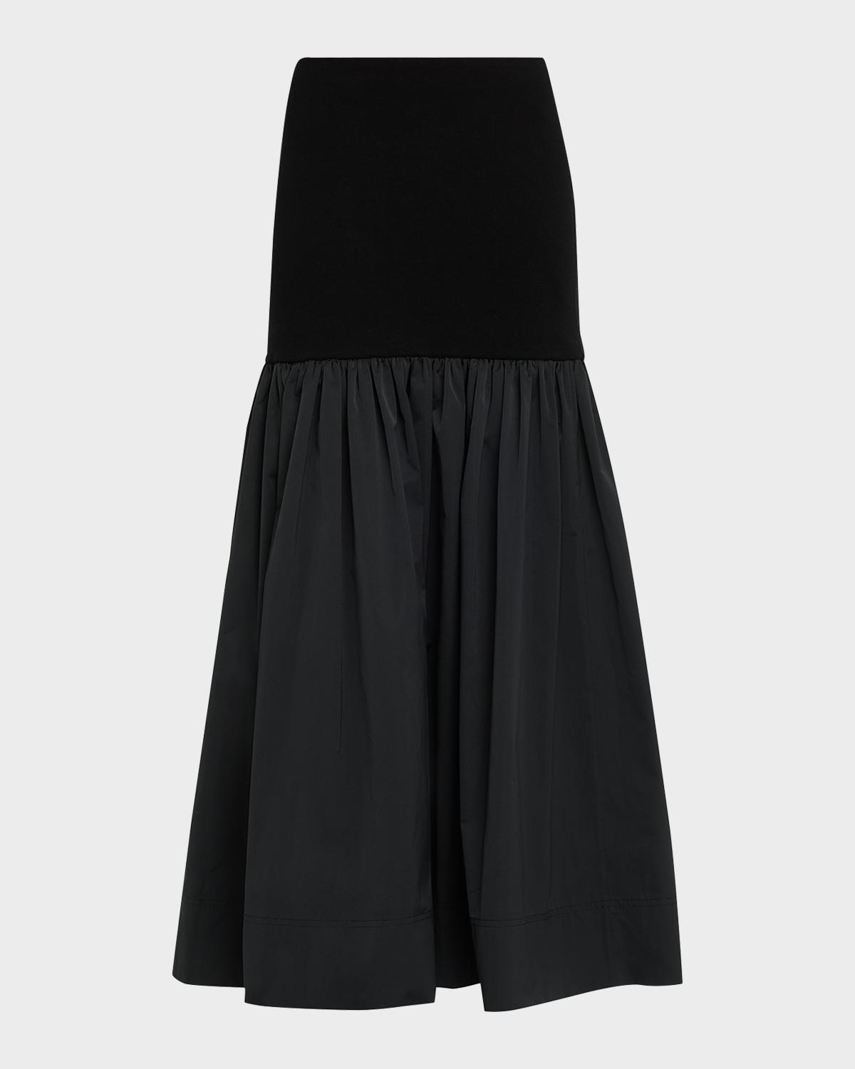 A.L.C. Cami Merino Combo Maxi Skirt