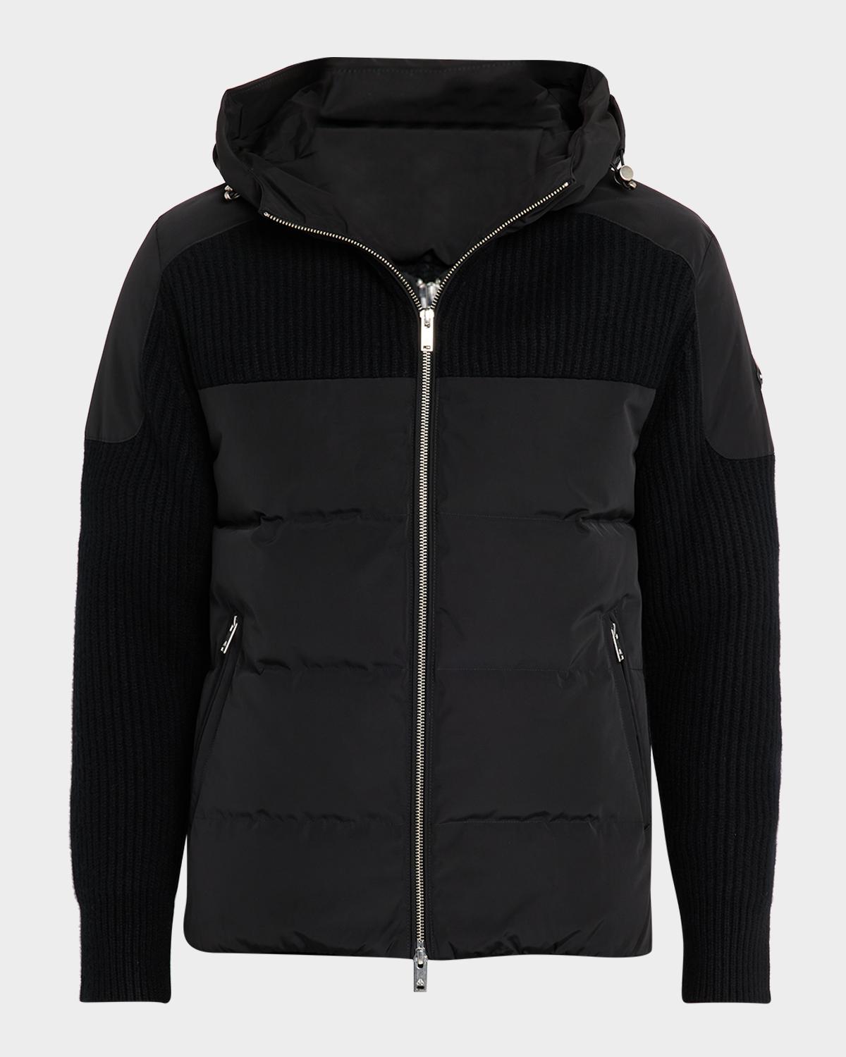 Moose Knuckles Men's Glenvale Knit Hybrid Jacket