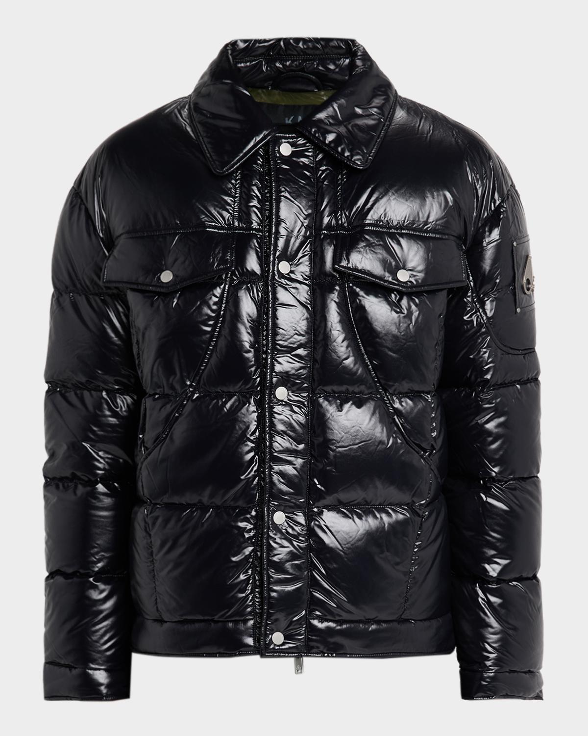 Moose Knuckles Men's Briar Quilted Down Shirt Jacket