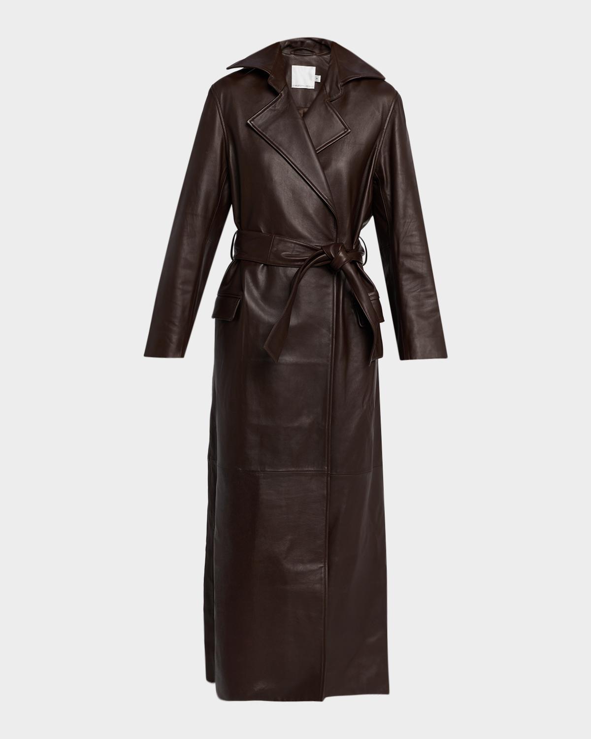 Christopher Esber Calais Leather Trench Coat