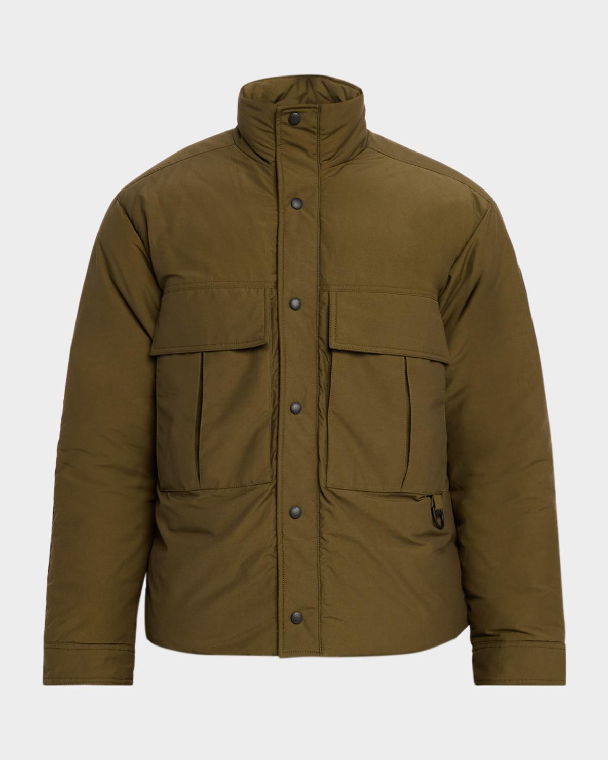 Canada Goose Men's Kirby Padded Ripstop Snap-Front Jacket