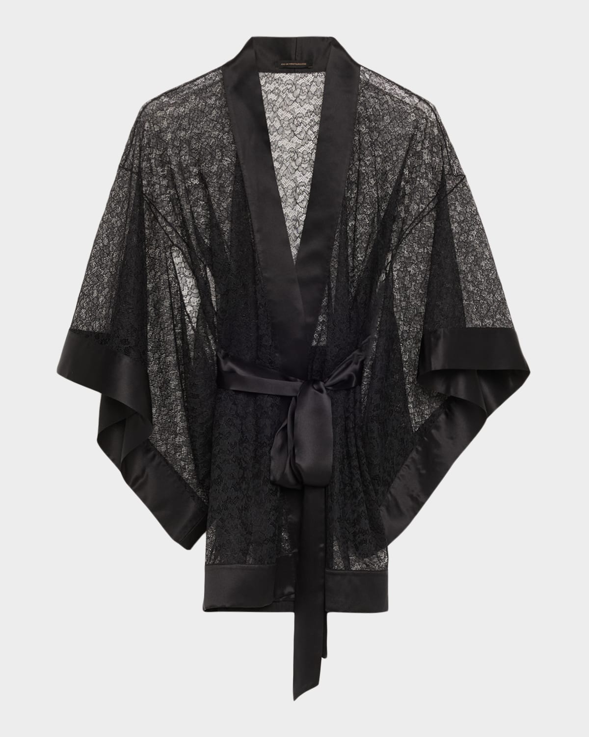Kiki De Montparnasse Petite Fleur Sheer Lace Kimono Robe | Thumbnail 4 Kiki De Montparnasse Petite Fleur Sheer Lace Kimono Robe | Thumbnail 4