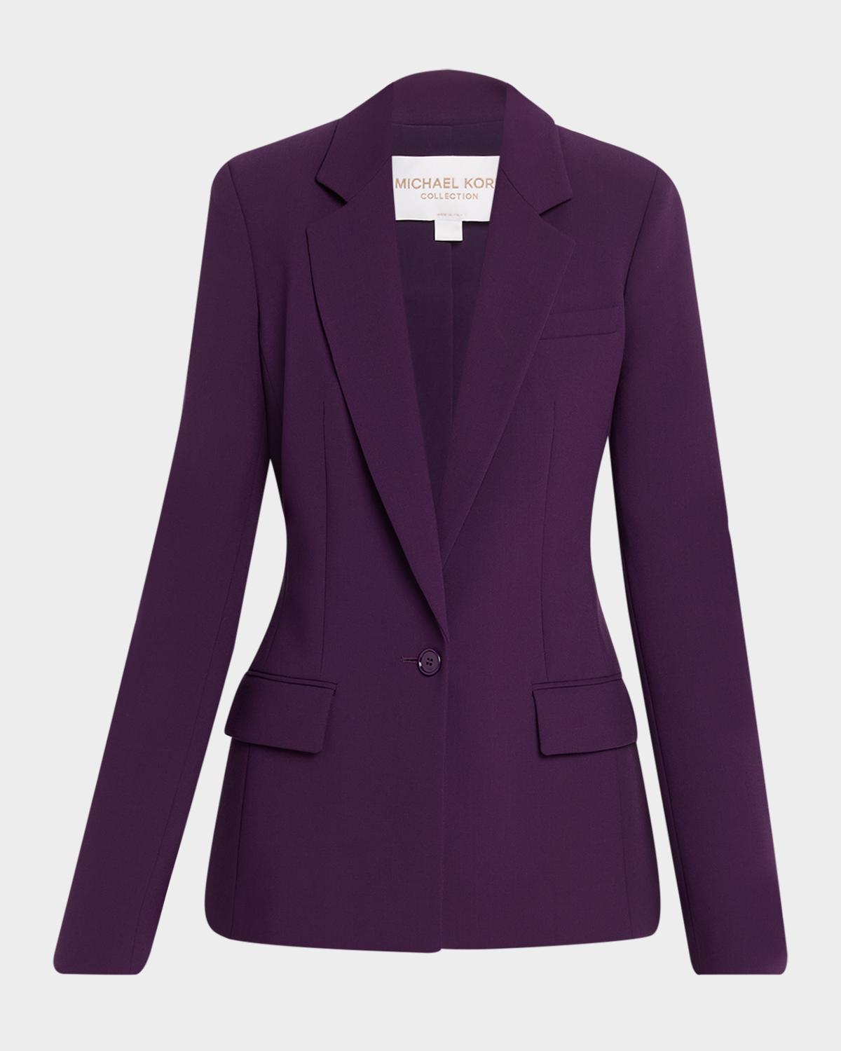 Michael Kors Collection Tailored Single-Button Blazer