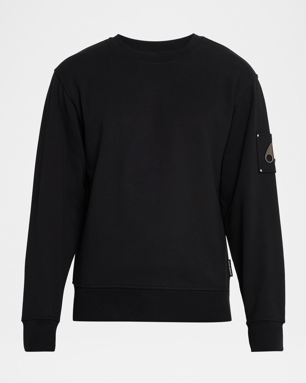 Moose Knuckles Men's Hartsfield Cotton Terry Crewneck Sweater