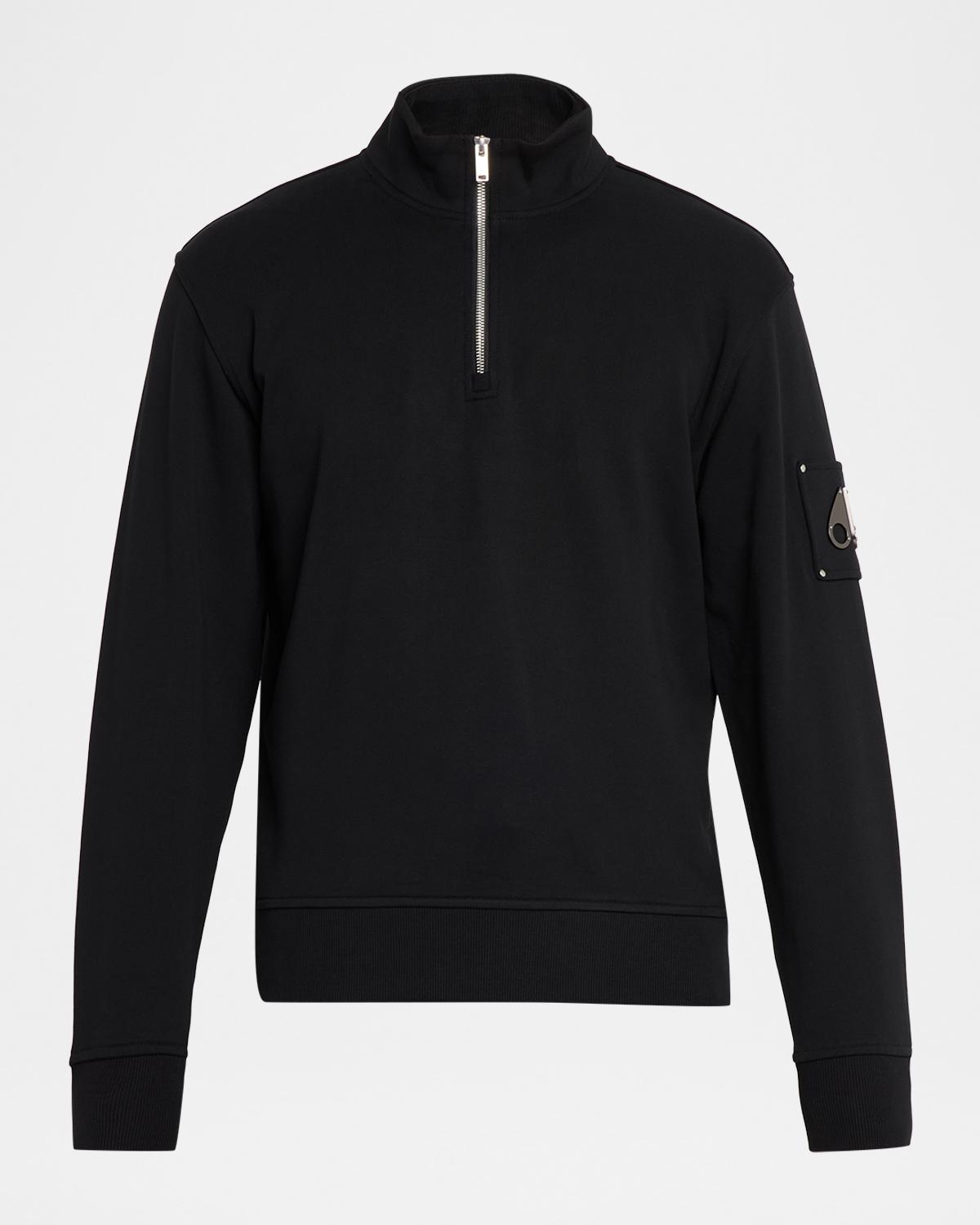 Moose Knuckles Men's Hartsfield Quarter-Zip Sweatshirt